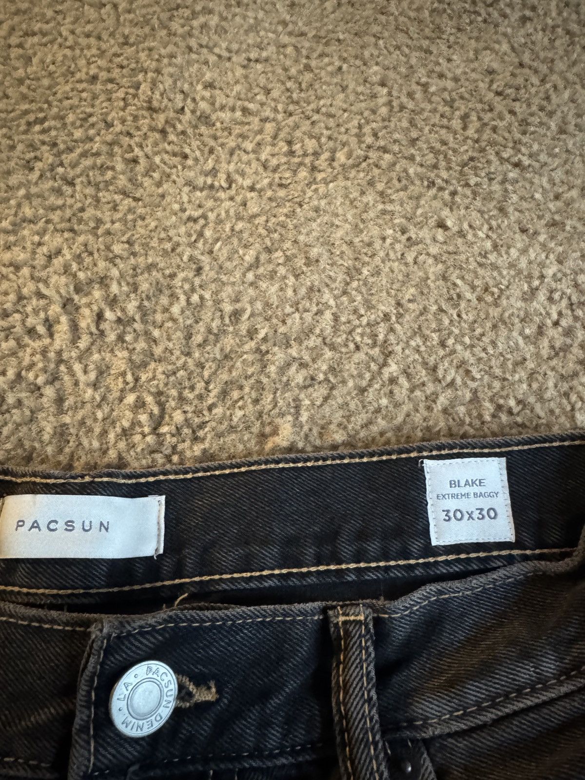 Pacsun Extreme baggy pacsun denim jeans Size US 30 / EU 46 - 3 Thumbnail