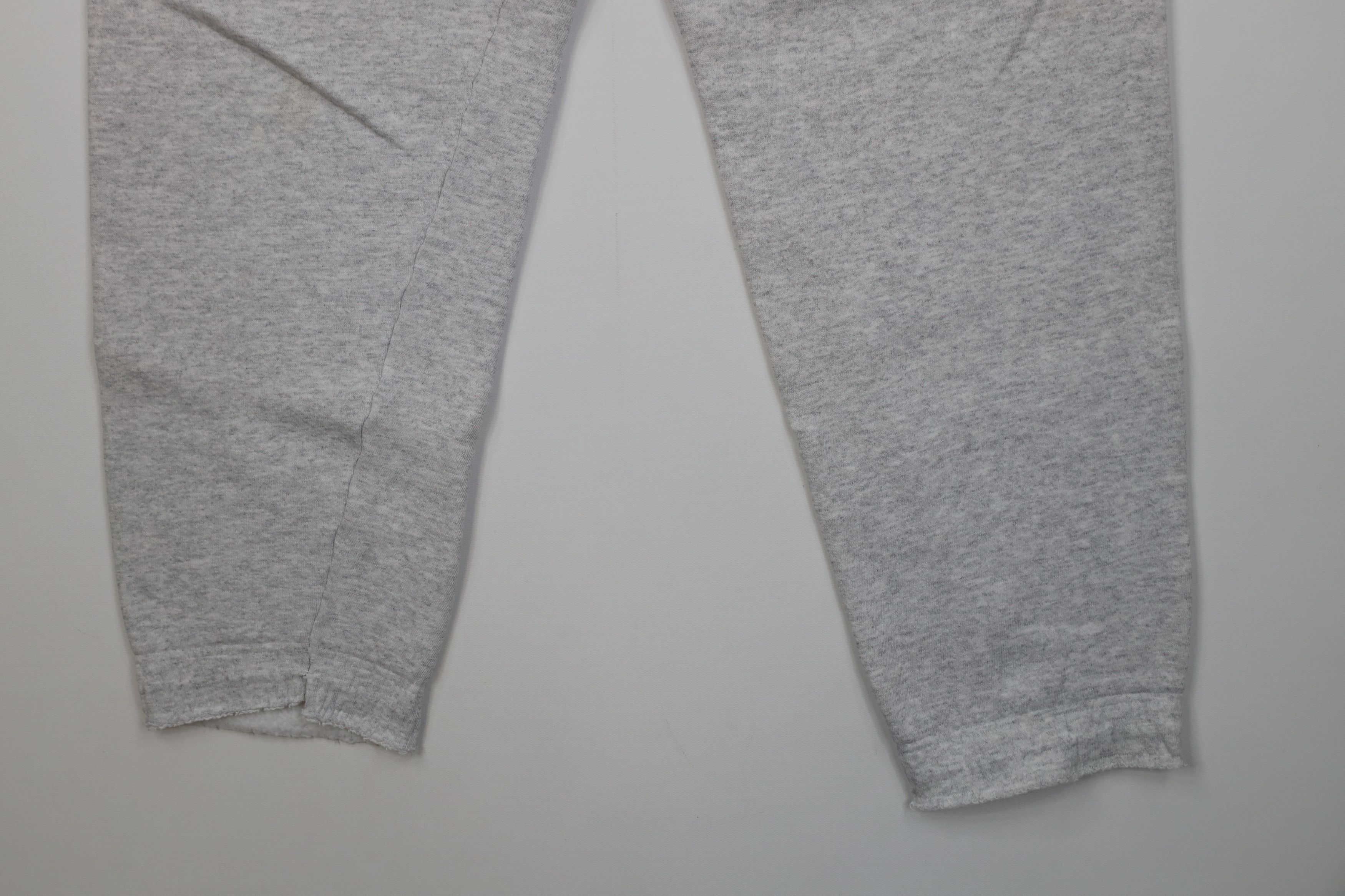 Vintage Vintage 90s Streetwear Blank Heavyweight Sweatpants Gray USA Size US 34 / EU 50 - 4 Thumbnail