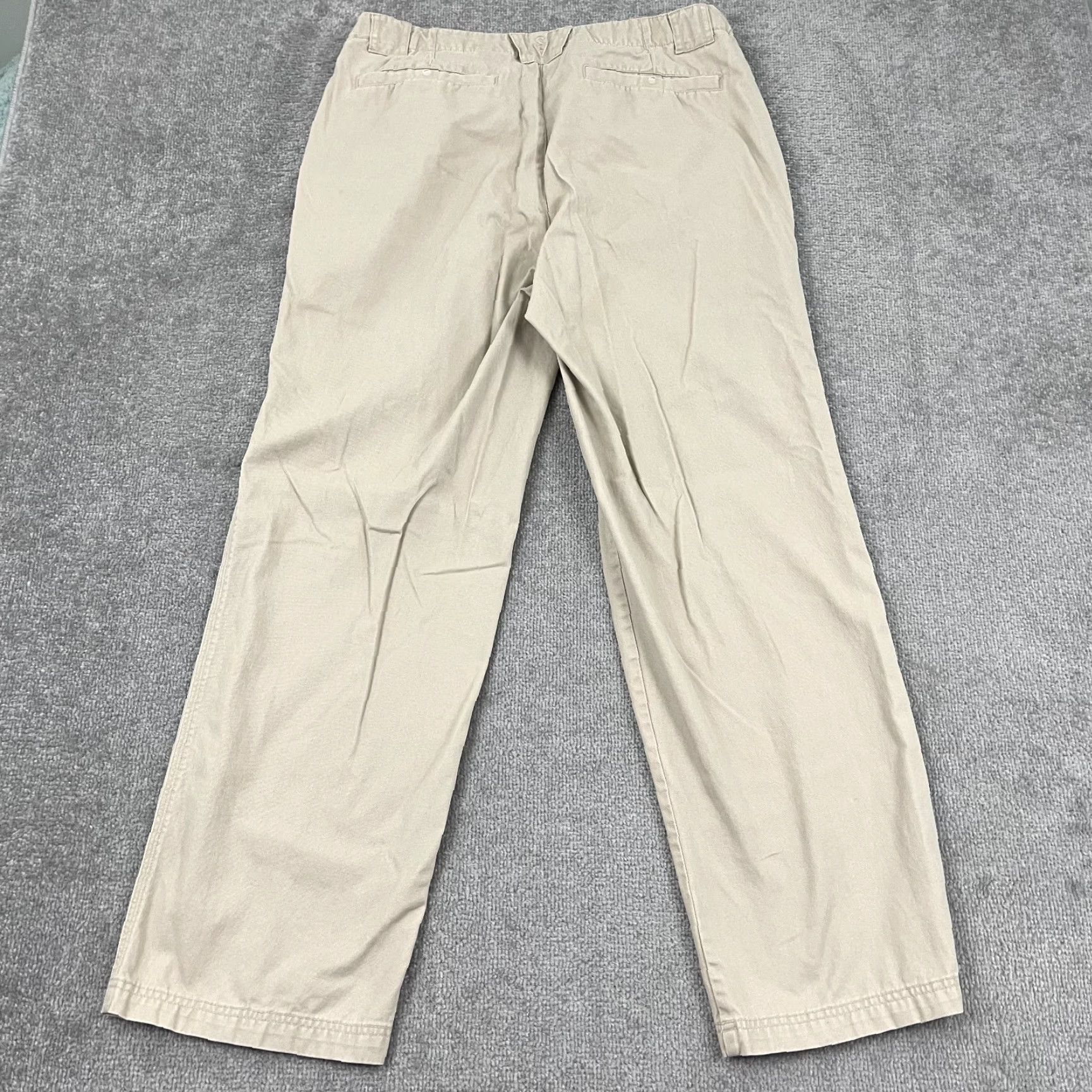 Vintage VINTAGE SCOTTeVEST Technical Khaki Pants Mens 36 x 32 Brown Hiking Outdoor Travel Office Size 36R - 5 Thumbnail