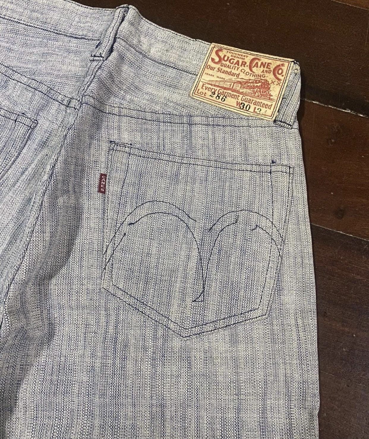 Sugar Cane Vintage Sugar Cane lot 286 wide leg non selvedge nice Size US 30 / EU 46 - 5 Thumbnail