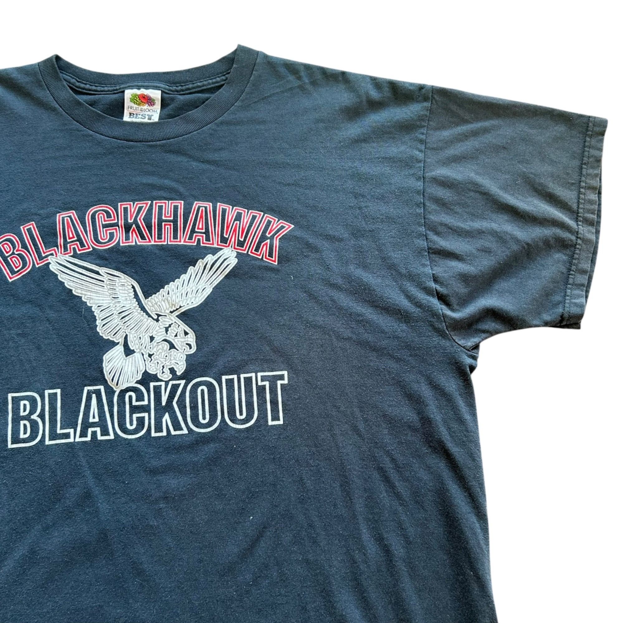 Vintage Vintage Blackhawk Blackout Sheridan Eagle Double Sided Tee X Size US XL / EU 56 / 4 - 2 Thumbnail