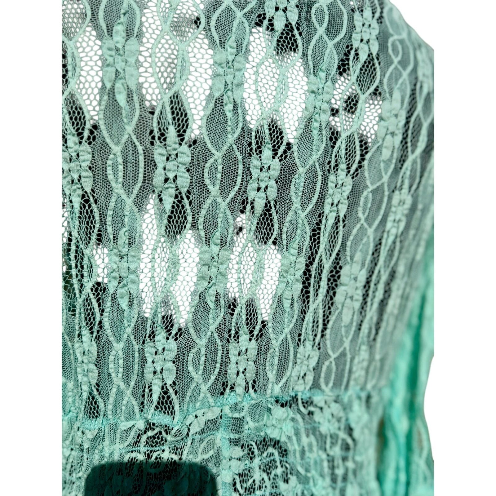Other Lady Noiz Lace Cardigan | Mint Green | Size XL Size XL / US 12-14 / IT 48-50 - 5 Thumbnail