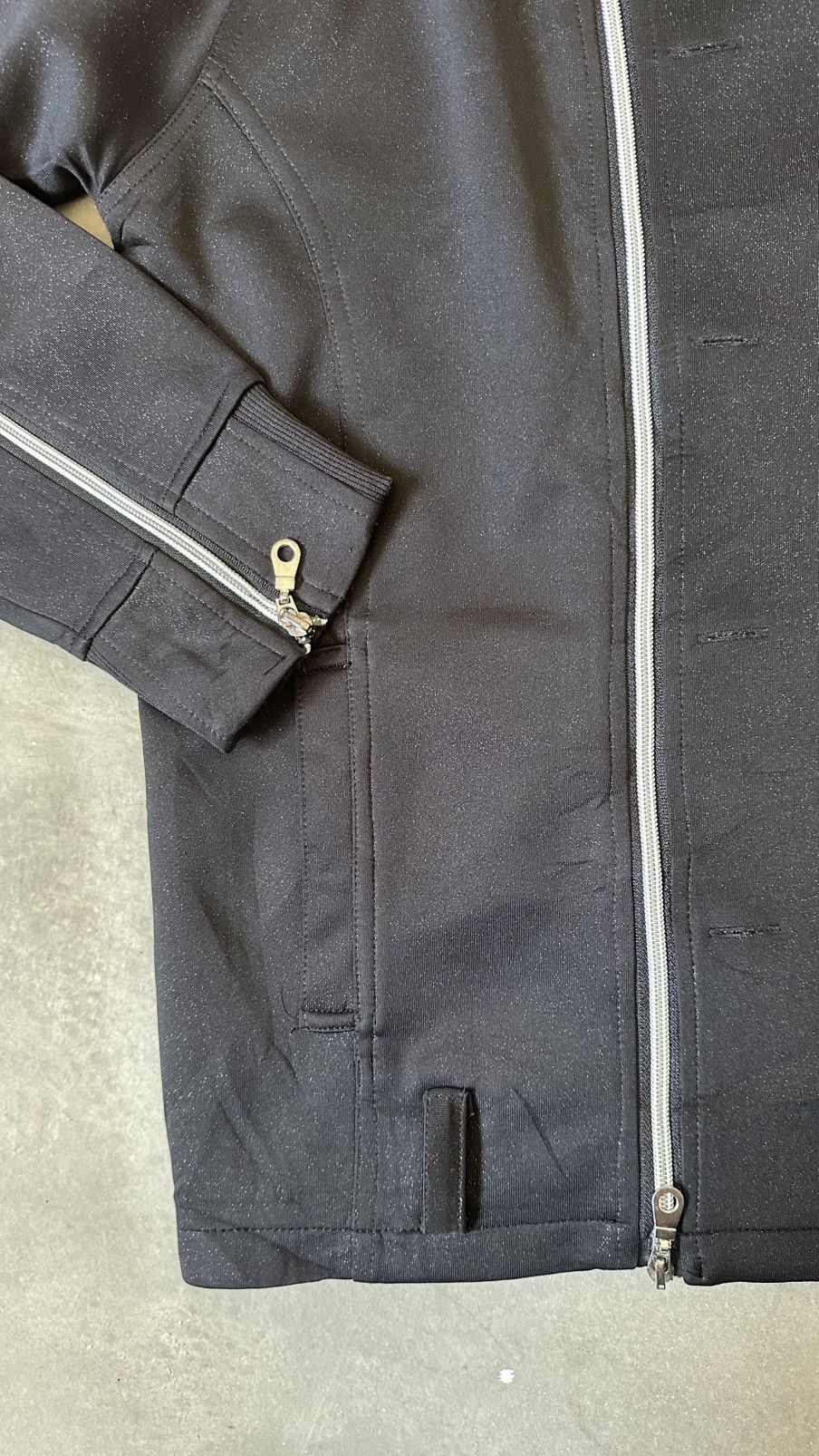 VINTAGE PUNK BONDAGE ASYMMETRICAL POLYSTER JACKET