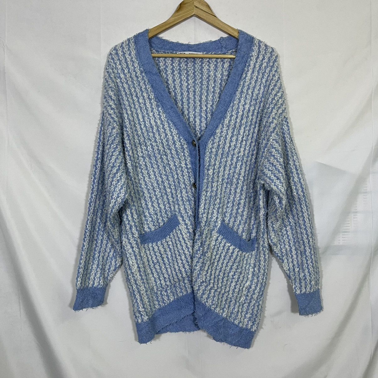 ZARA WOOL BLEND CARDIGAN