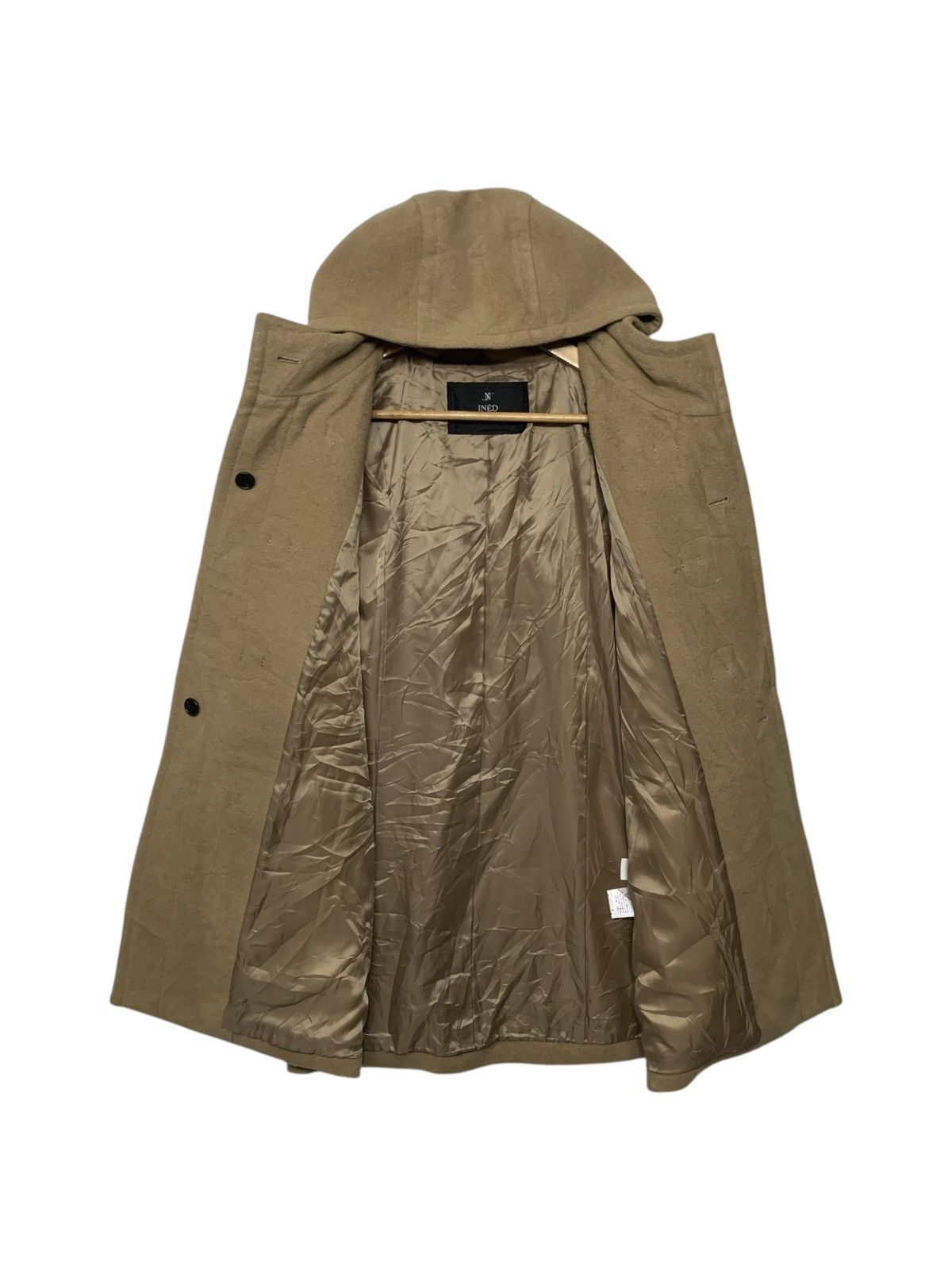 Yohji Yamamoto Ined Yohji Yamamoto Button Heavy Wool Long Jacket Size M / US 6-8 / IT 42-44 - 3 Thumbnail