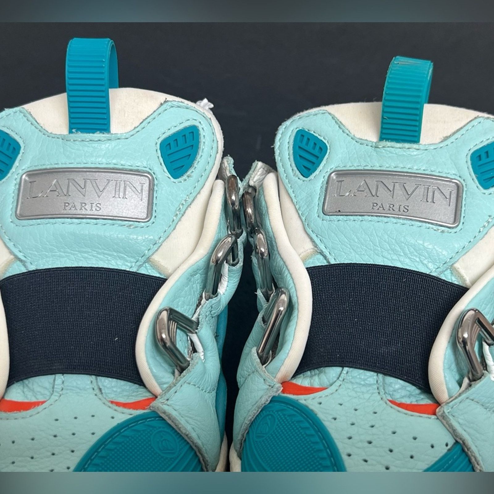 Lanvin LANVIN Curb Leather Chunky Sneakers, 33 US 1.5/2 RETAIL $554 Size US 4 / IT 34 - 5 Thumbnail
