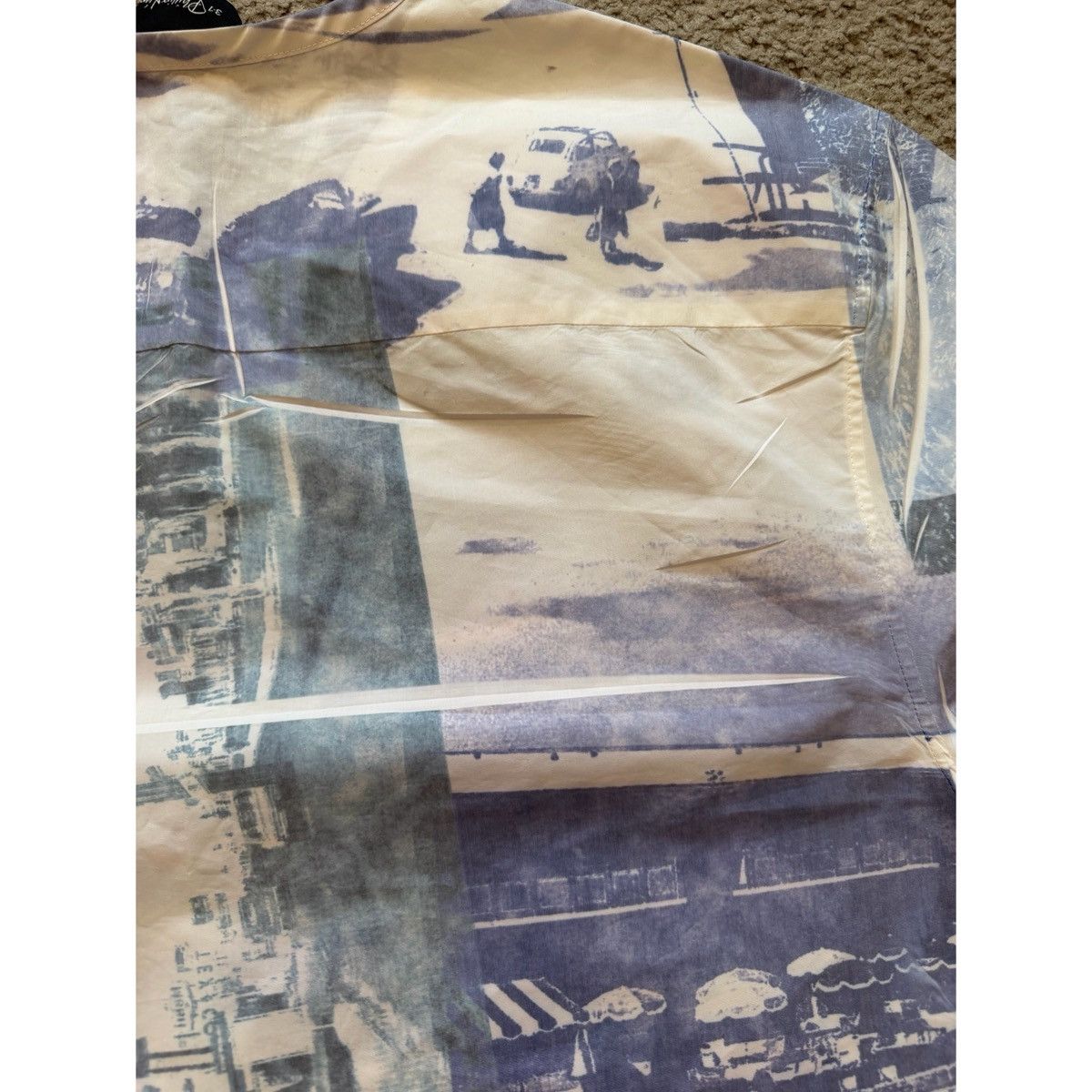 3.1 Phillip Lim 3.1 PHILLIP LIM BOXY POSTCARD PRINT WOVEN TOP Size US M / EU 48-50 / 2 - 17 Thumbnail