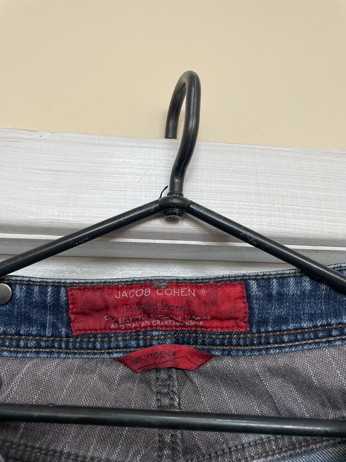 Jacob Cohen × Jean × Vintage Vintage Jacob Cohen Rare Faded Fly Button Jeans Denim Pants Size US 33 - 4 Thumbnail