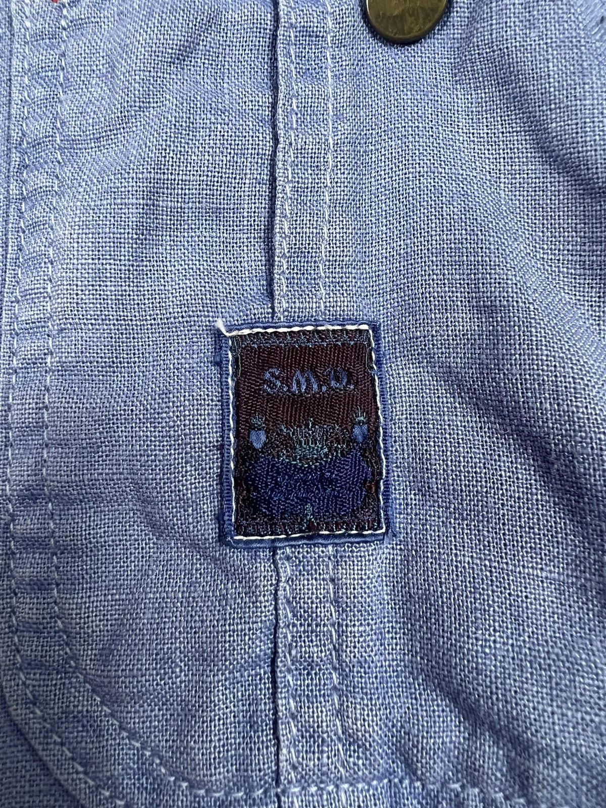 Other 🔥 Light blue soft chore jacket SMD francais de grande Size US L / EU 52-54 / 3 - 6 Thumbnail