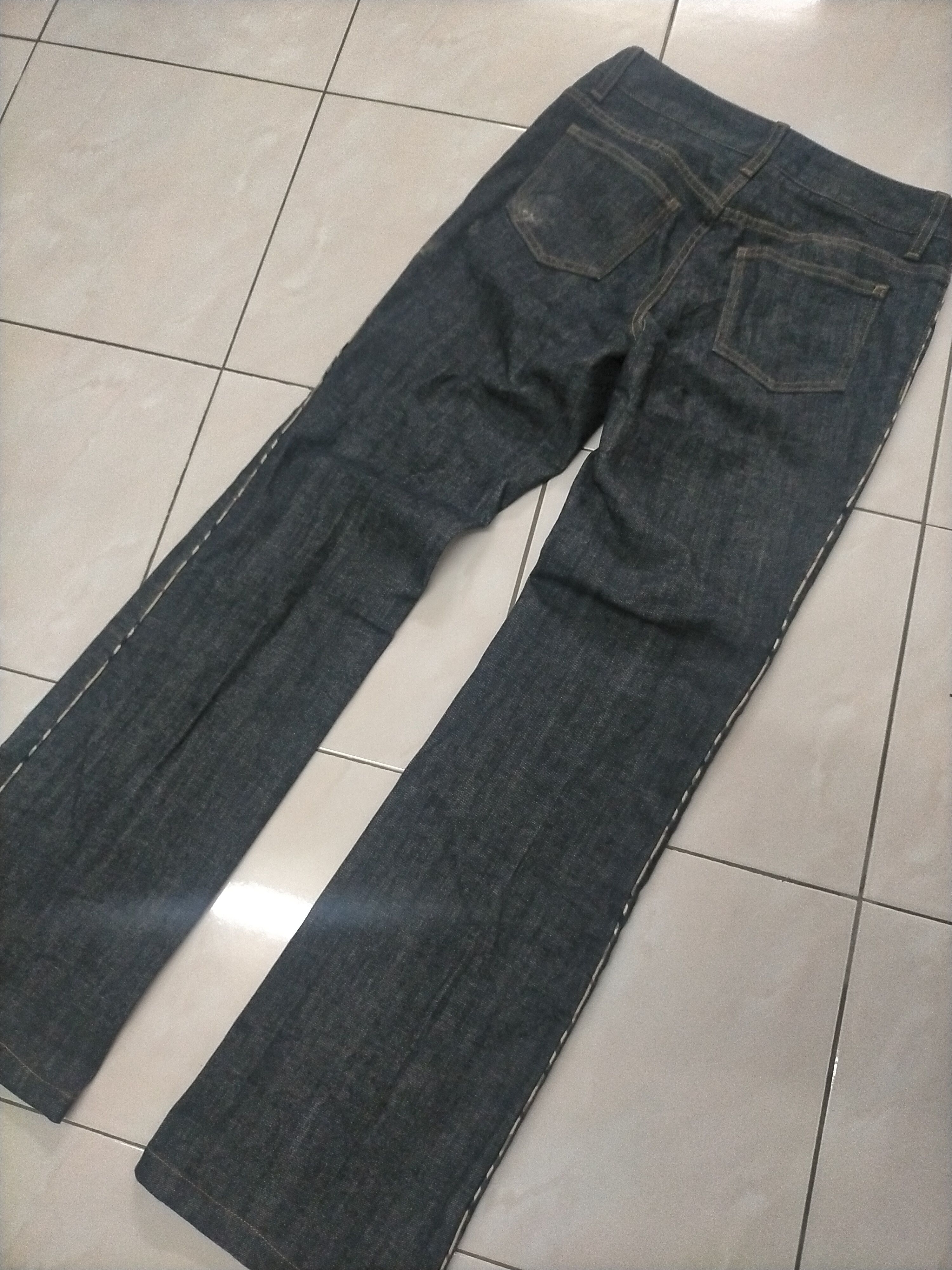 Burberry × Designer Rare Burberry London Mudwash Flare Jeans Size US 29 - 3 Thumbnail