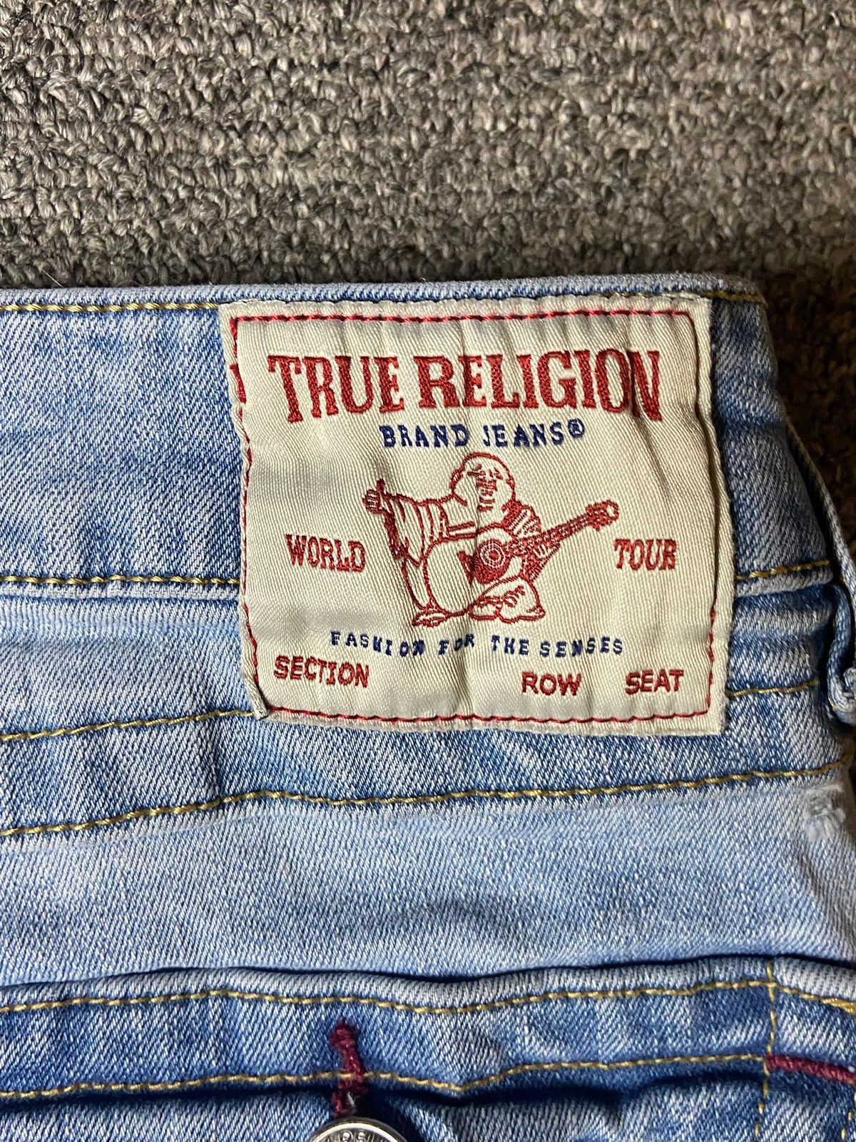 True Religion True Religion High Rise Super Skinny Jeans (144) Size US 31 - 5 Thumbnail