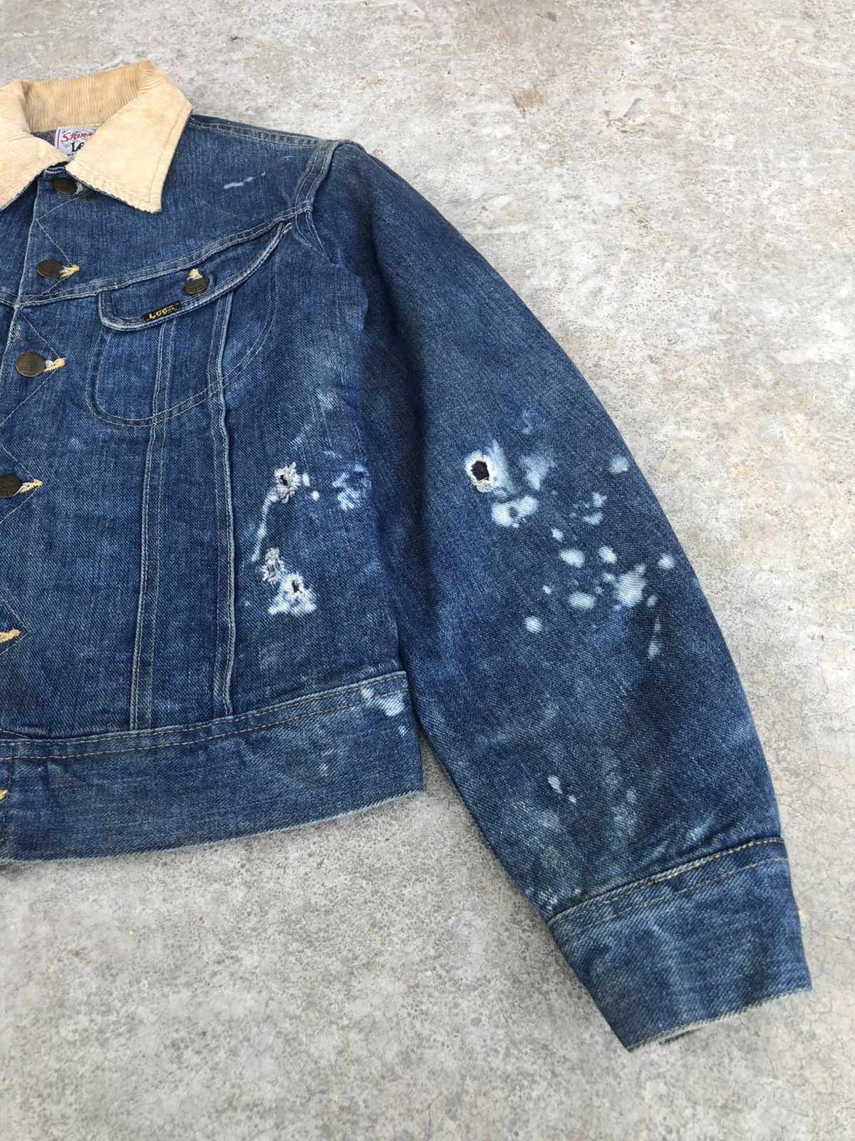 Lee Vintage 70’s Lee Storm Rider Blanked Lined Denim Jacket Size US S / EU 44-46 / 1 - 16 Thumbnail