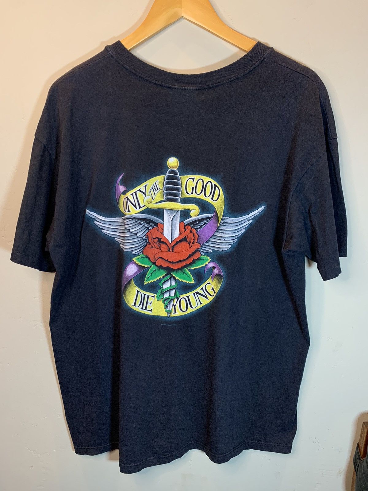 Band Tees × Vintage *RARE* Vintage 1990 Billy Joel Storm Front Tour T-Shirt - XL Size US XL / EU 56 / 4 - 2 Thumbnail