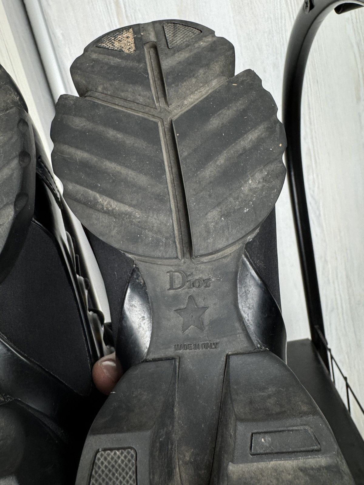 Christian Dior Monsieur Dior Black Fabric Leather D-Connect Lace Up Sneakers Size US 7.5 / IT 37.5 - 15 Thumbnail