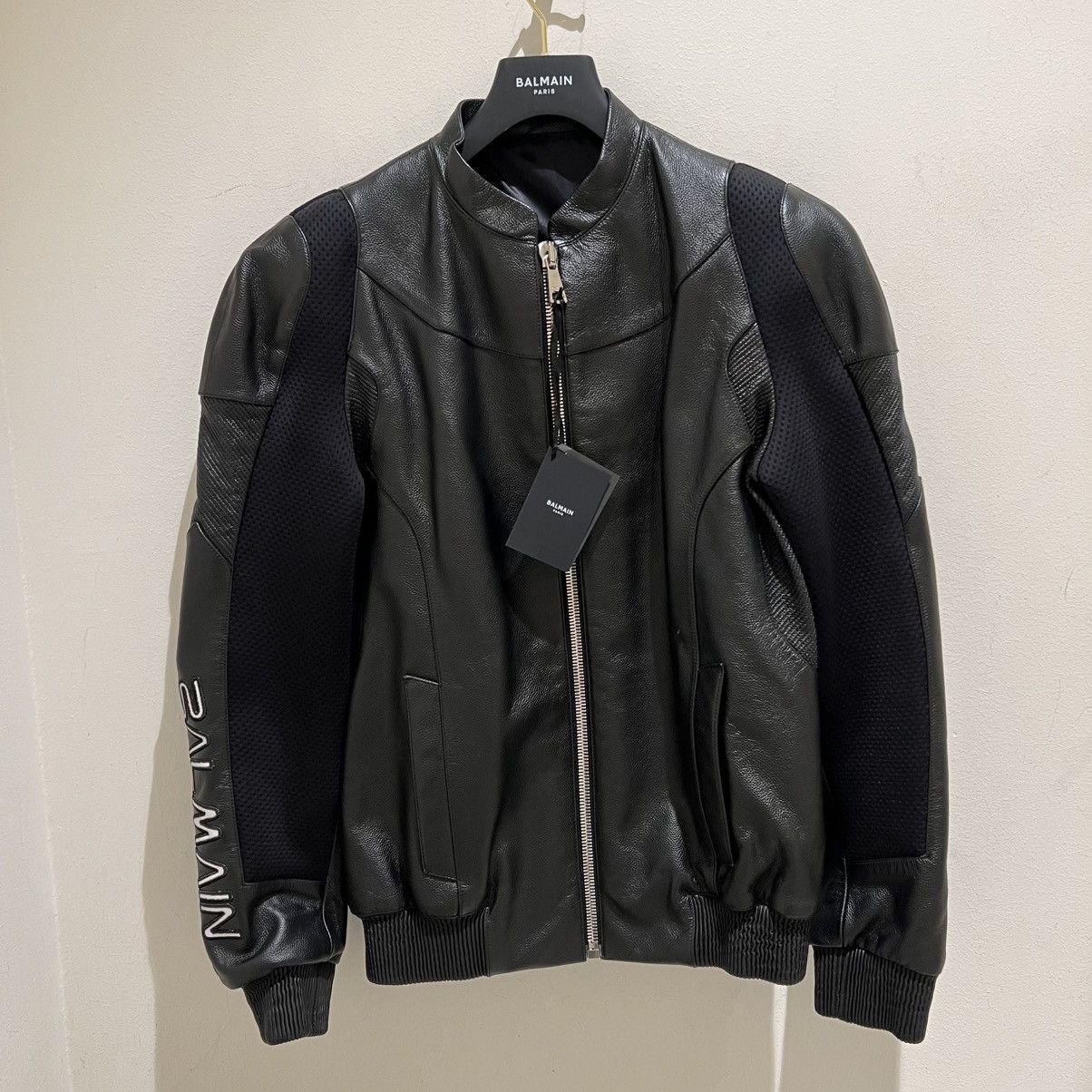 Men's Balmain Leather Jackets | Grailed
