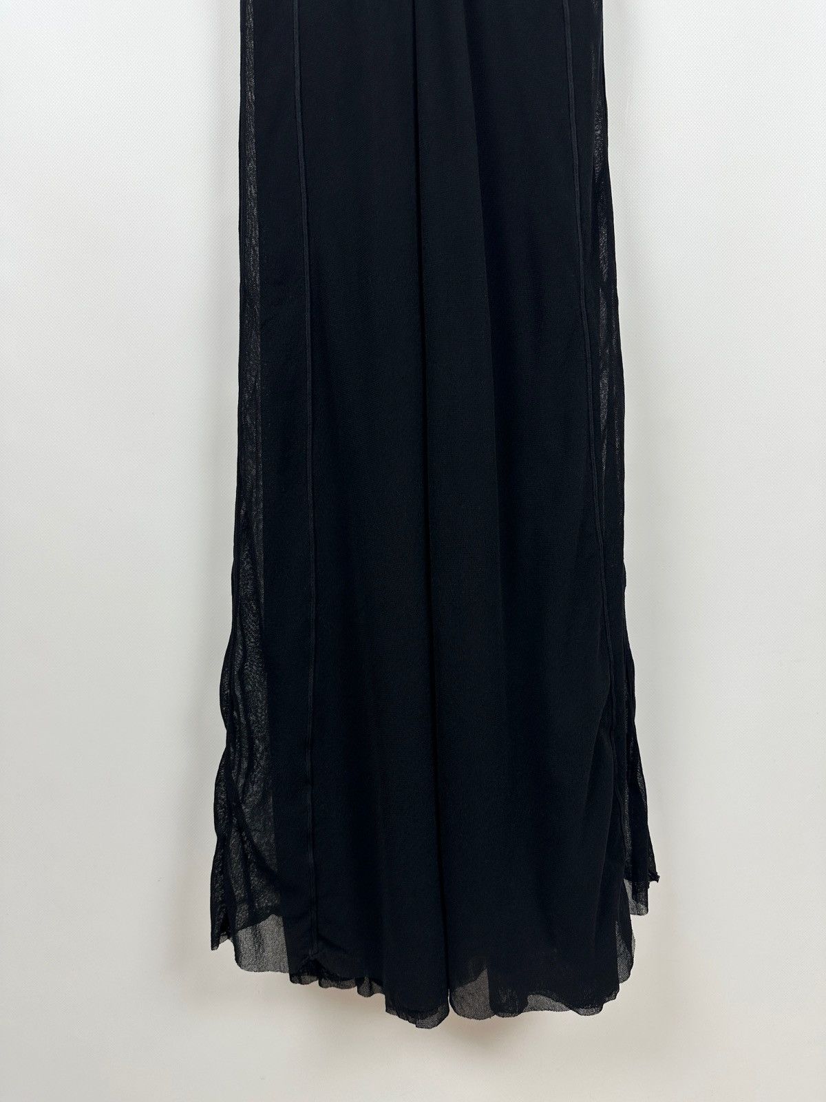 Jean Paul Gaultier Vintage Jean Paul Gaultier Black Gothic Mesh Hood Maxi Dress Size S / US 4 / IT 40 - 10 Thumbnail