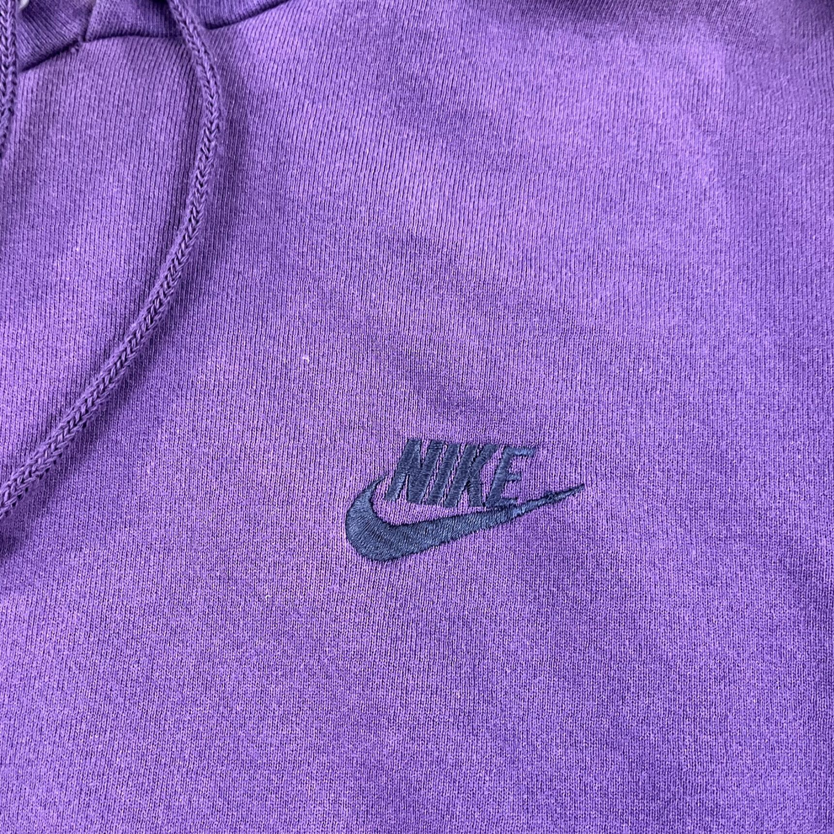 Nike Vintage Nike Hoodie Mens XL Purple Sweatshirt Pullover Retro Swoosh Check 90s Size US XL / EU 56 / 4 - 2 Thumbnail