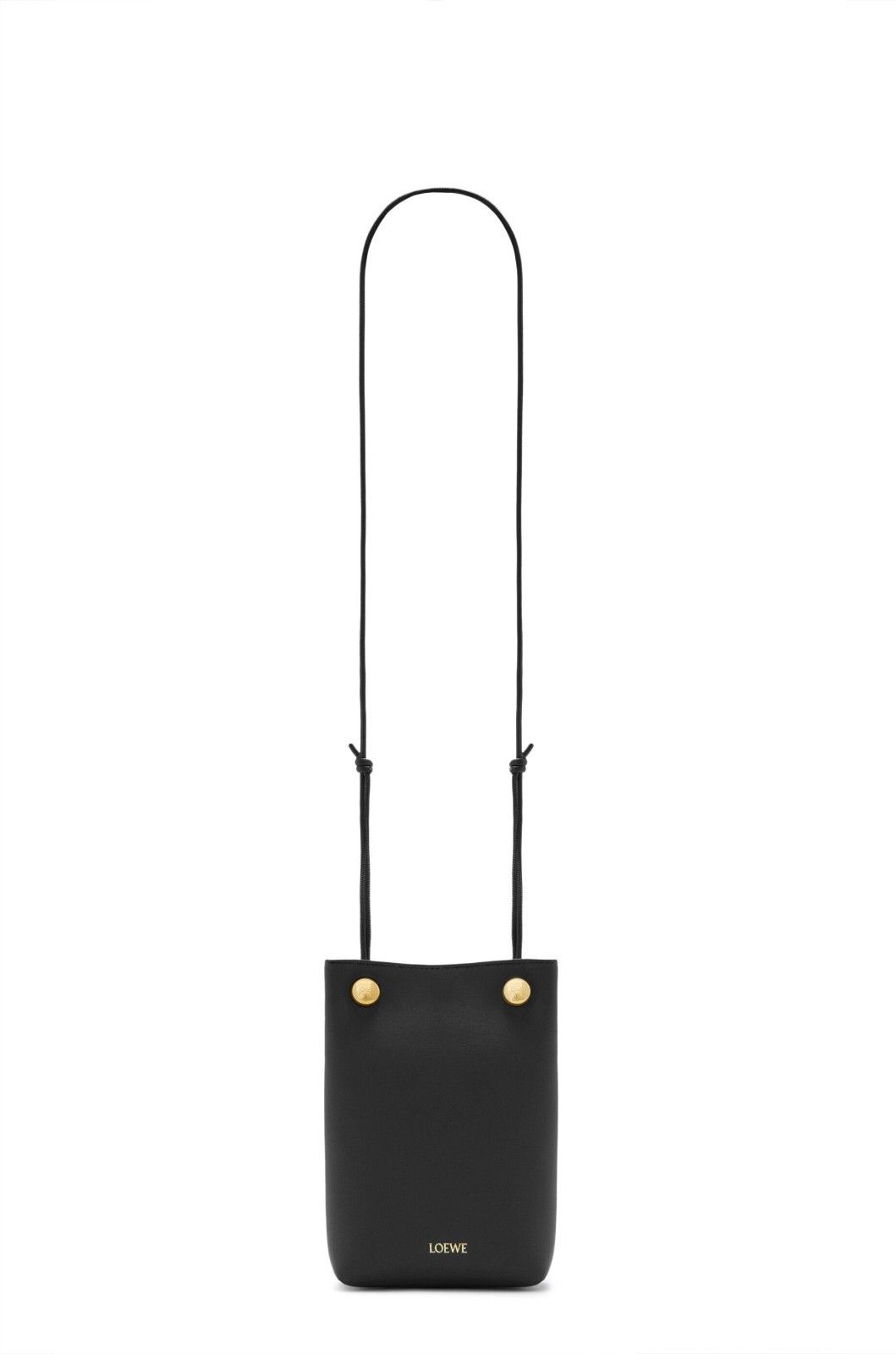 Loewe LOEWE Pebble $1850 Black Leather Pouch New And Authentic Size ONE SIZE - 3 Thumbnail