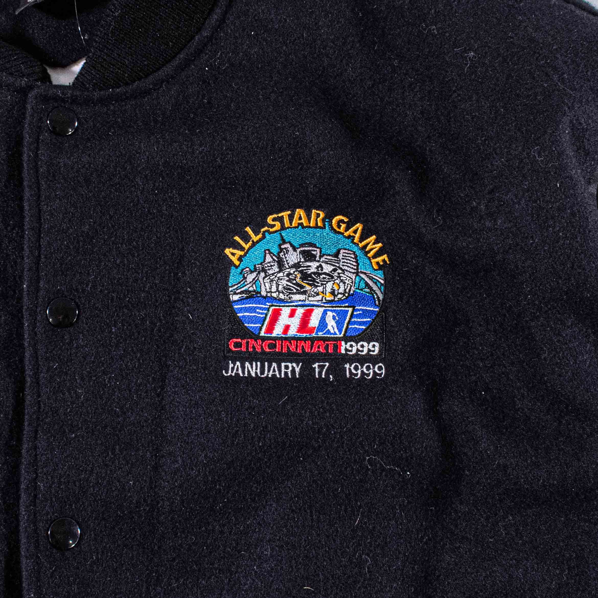 Vintage IHL International Hockey All Star 1999 Varsity Bomber Jacket Size US XL / EU 56 / 4 - 5 Thumbnail