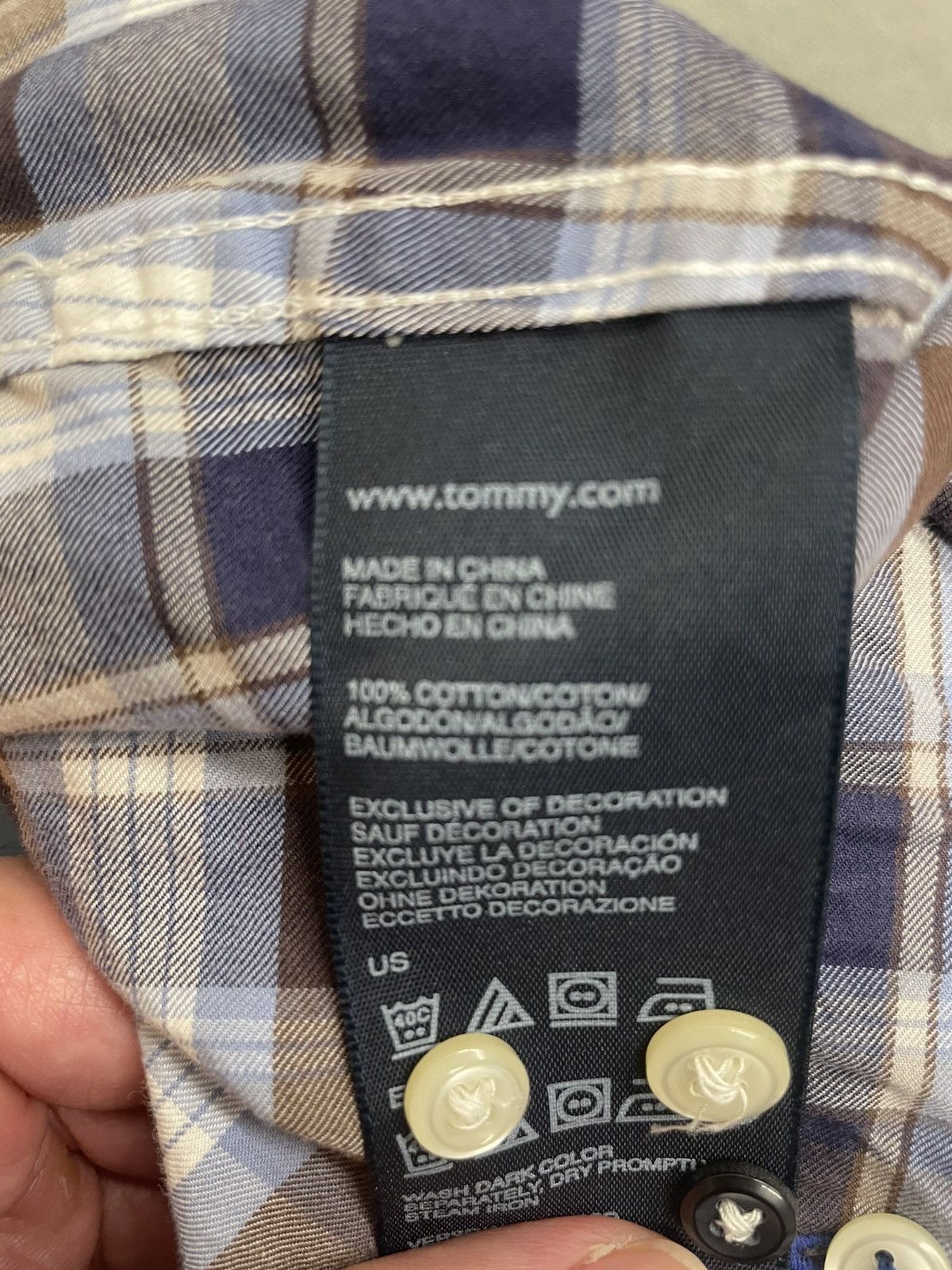 Tommy Hilfiger Tommy Hilfiger Long Sleeve Button Down Shirt Size US S / EU 44-46 / 1 - 6 Thumbnail