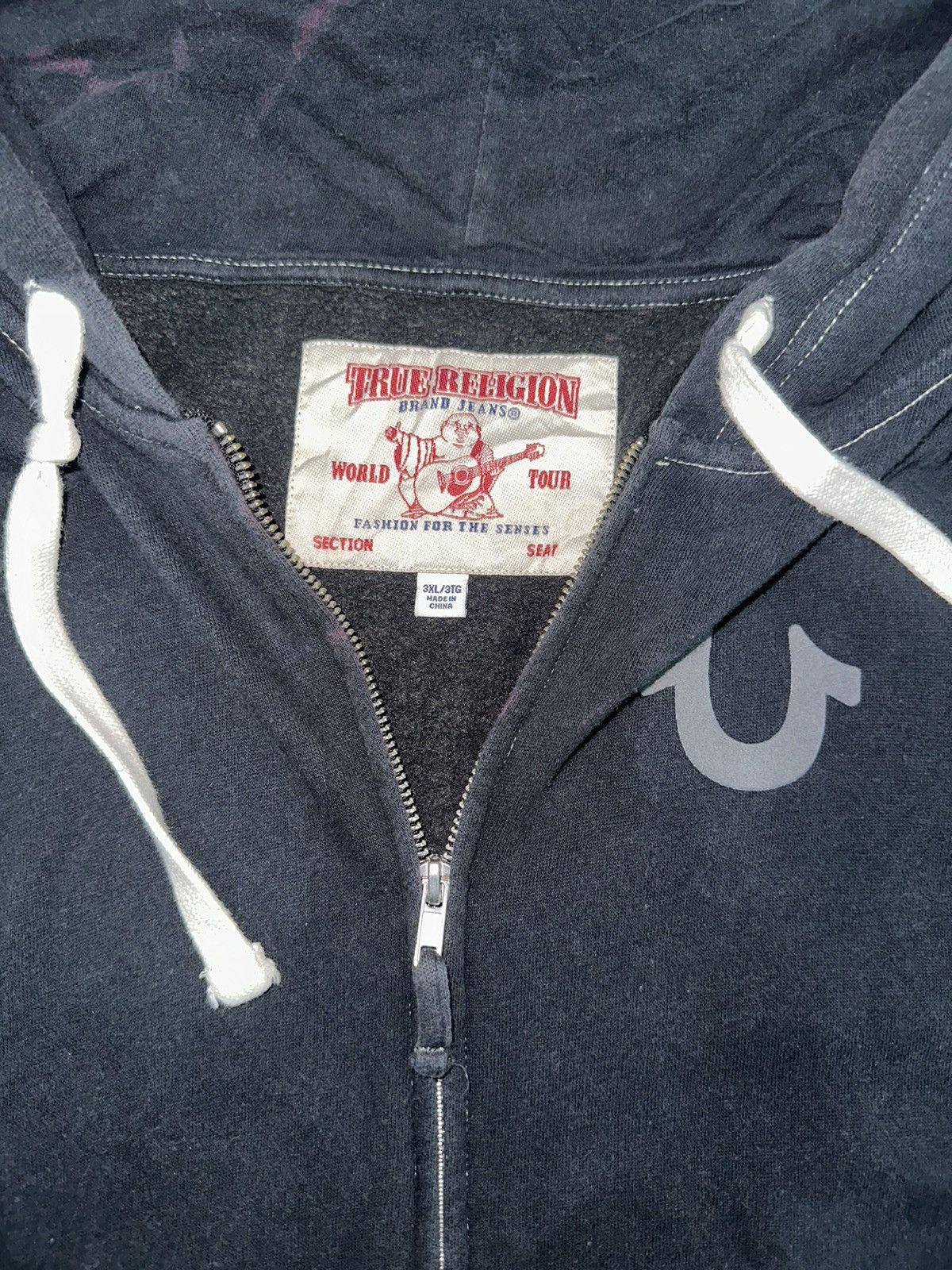 True Religion × Vintage True Religion zip hoodie Size US XXL / EU 58 / 5 - 4 Thumbnail