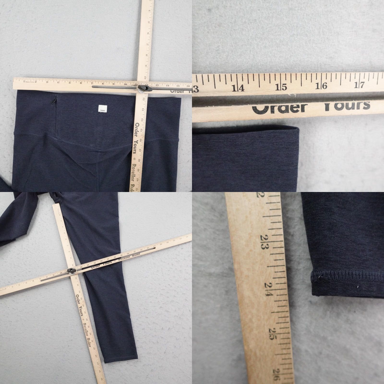Vuori Vuori Leggings Womens XL Blue Clean Elevation High Rise Pants Athletic Workout Size 40" / US 18 - 8 Thumbnail