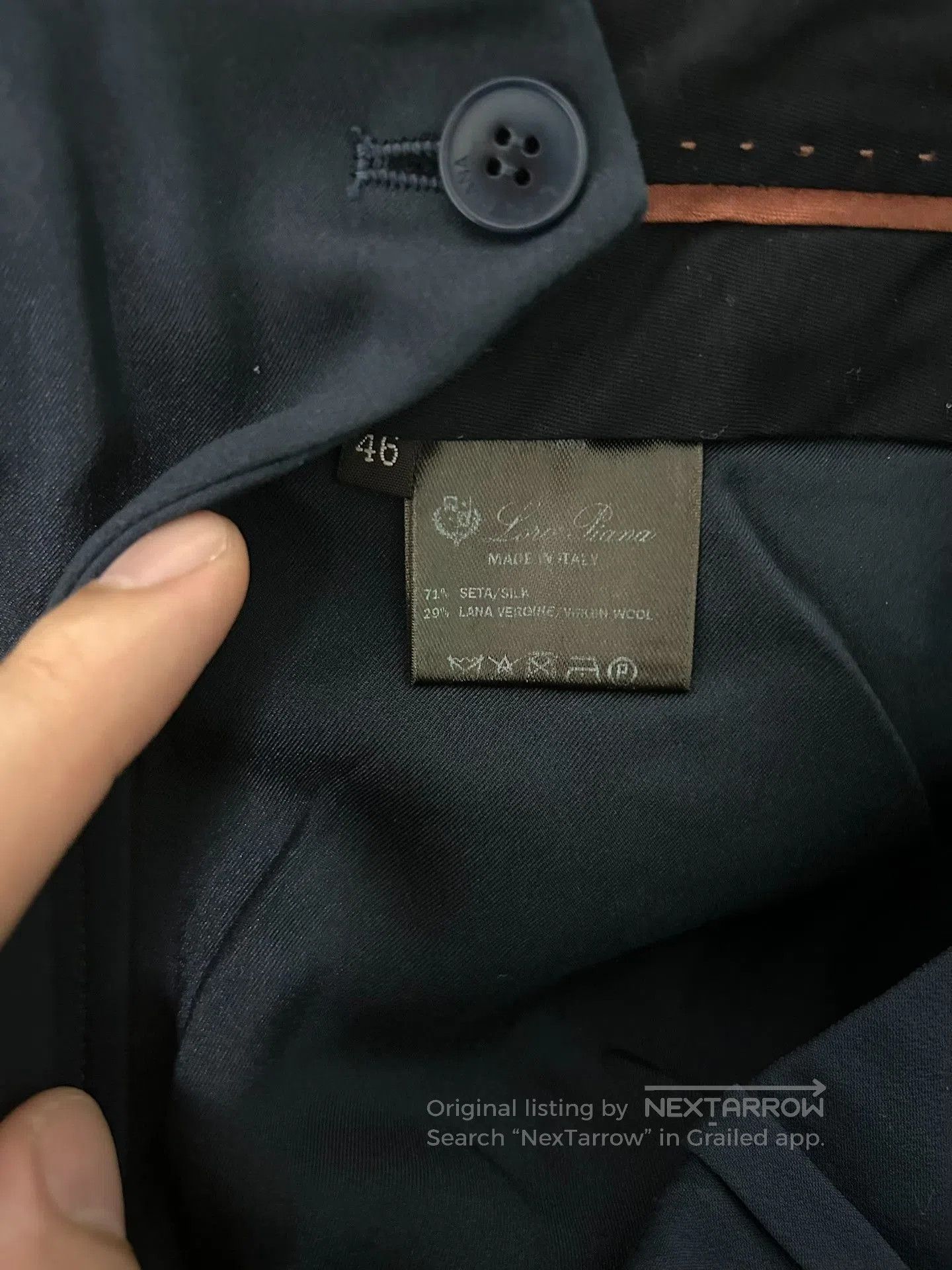 Loro Piana Loro Piana Silk Wool Blend Pleated Trousers. Size US 30 / EU 46 - 4 Thumbnail
