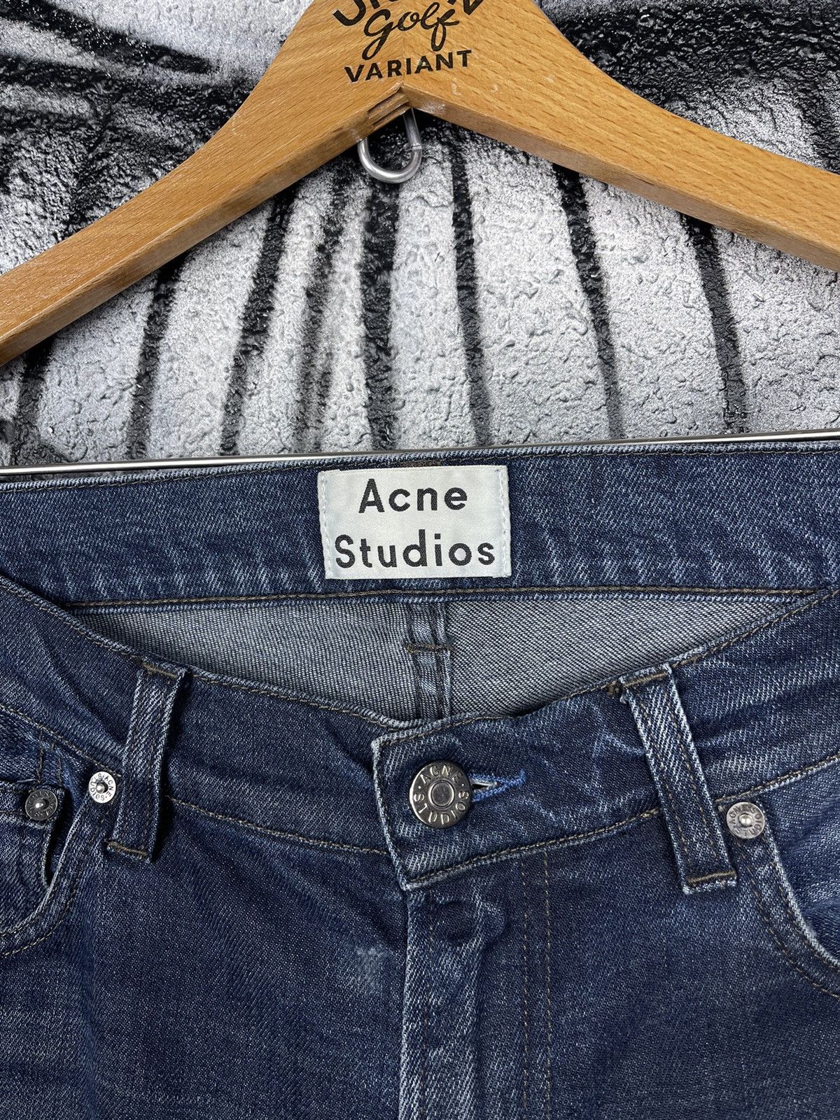 Acne Studios Acne Studios Ace Oreo Denim Jeans Men’s Size W33 L34 Size US 32 / EU 48 - 4 Thumbnail