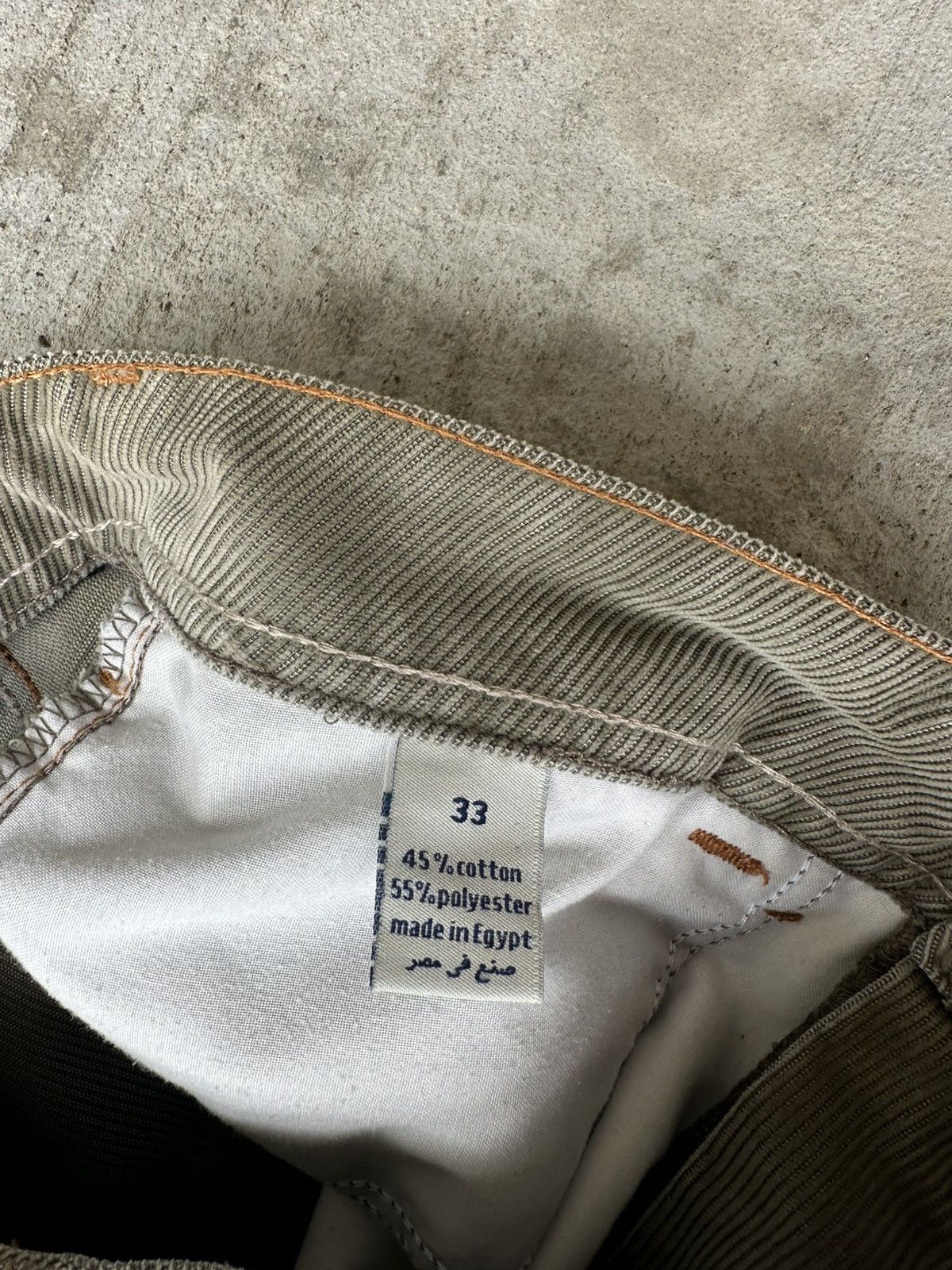 Other Vintage Olive Green Corduroy Pants Size US 33 - 7 Thumbnail
