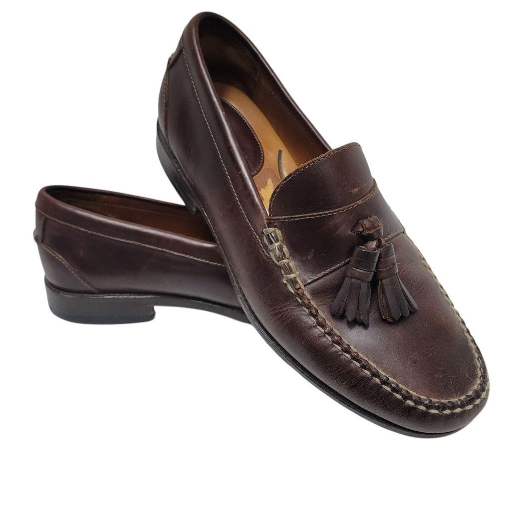 Johnston & Murphy Johnston and Murphy Dress 10 Tassel Leather Loafer #20-6236 Size US 10 / EU 43 - 1 Thumbnail