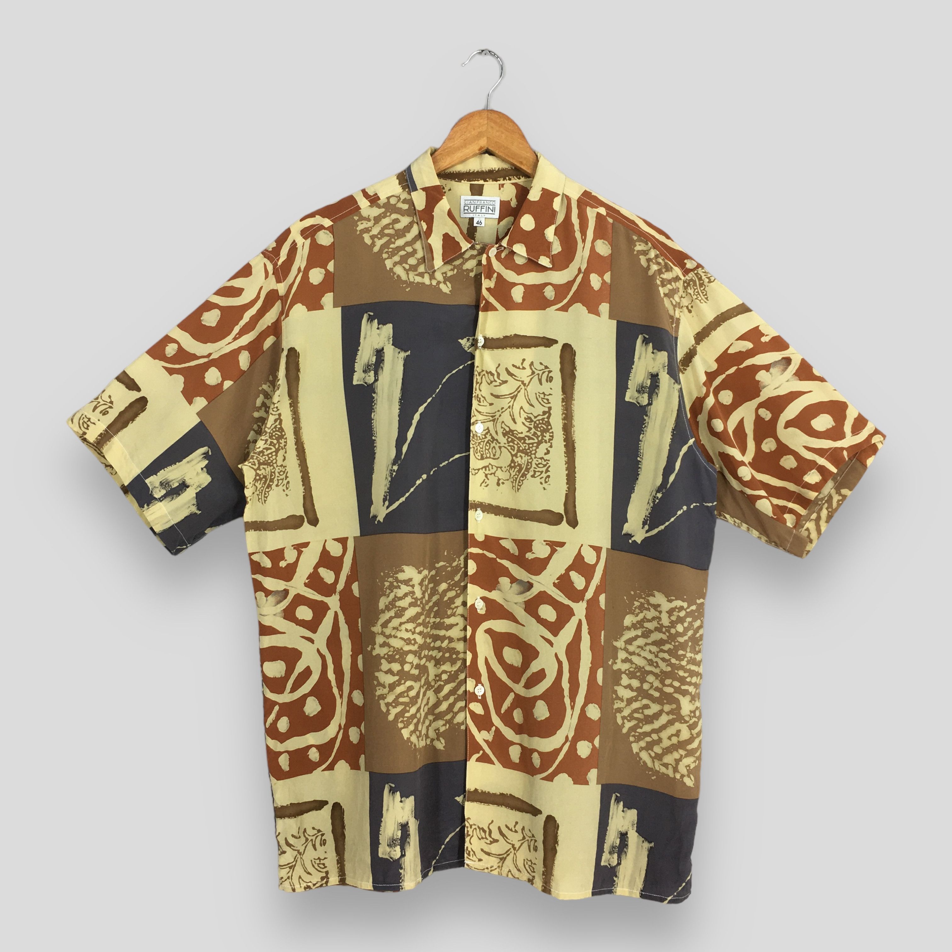 Other VTG Gianfranco Funky Multicolor Abstract Pattern Shirt XL Size US XL / EU 56 / 4 - 1 Thumbnail