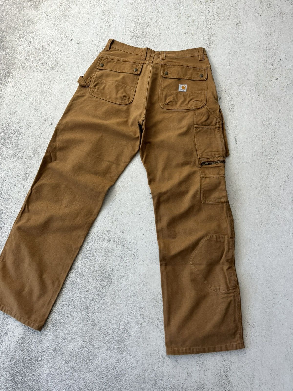 Carhartt × Vintage Carhartt Double Knee Cargo Pocket Work Pants Size US 36 / EU 52 - 2 Thumbnail