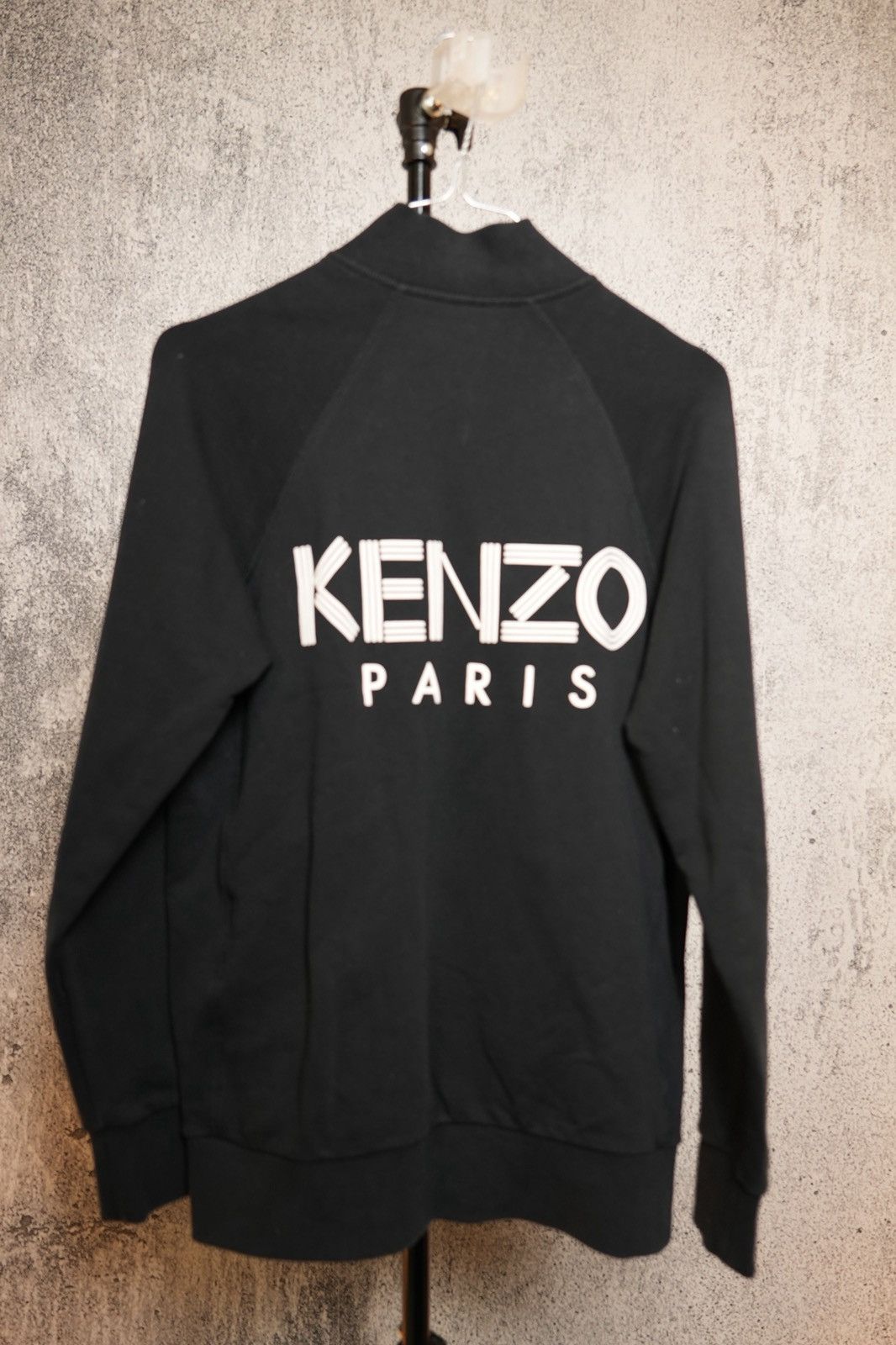 Kenzo Kenzo Paris Classic Logo Zip-Up Hoodie - Black - XS. Size US XS / EU 42 / 0 - 2 Thumbnail
