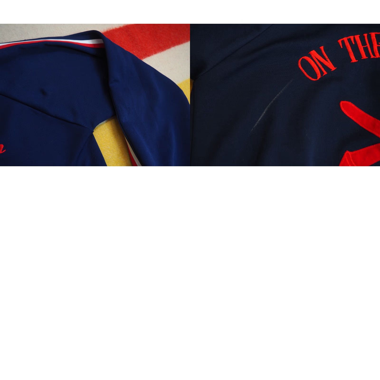 Vintage VINTAGE US Military Bush Master Chainstitch Navy Blue Souvenir Track Jacket L Mens Size US L / EU 52-54 / 3 - 8 Thumbnail