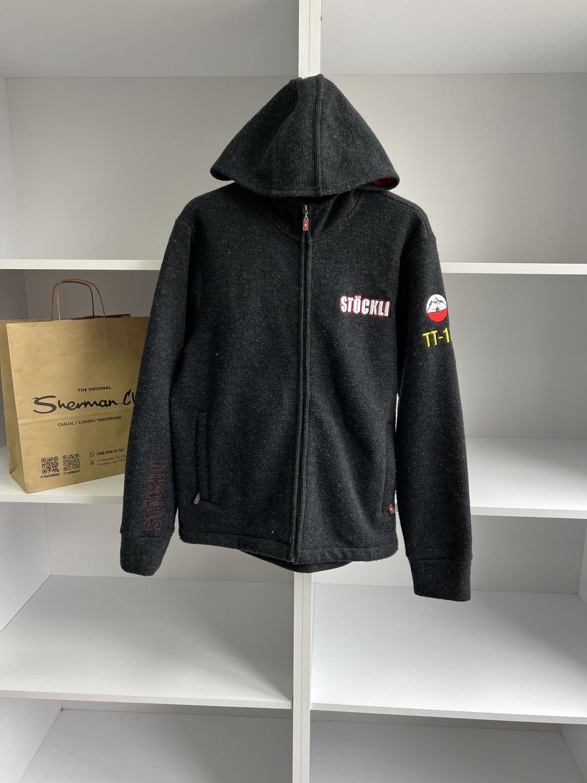 Designer × Vintage Vintage Stockli zip hoodie Size US S / EU 44-46 / 1 - 3 Thumbnail