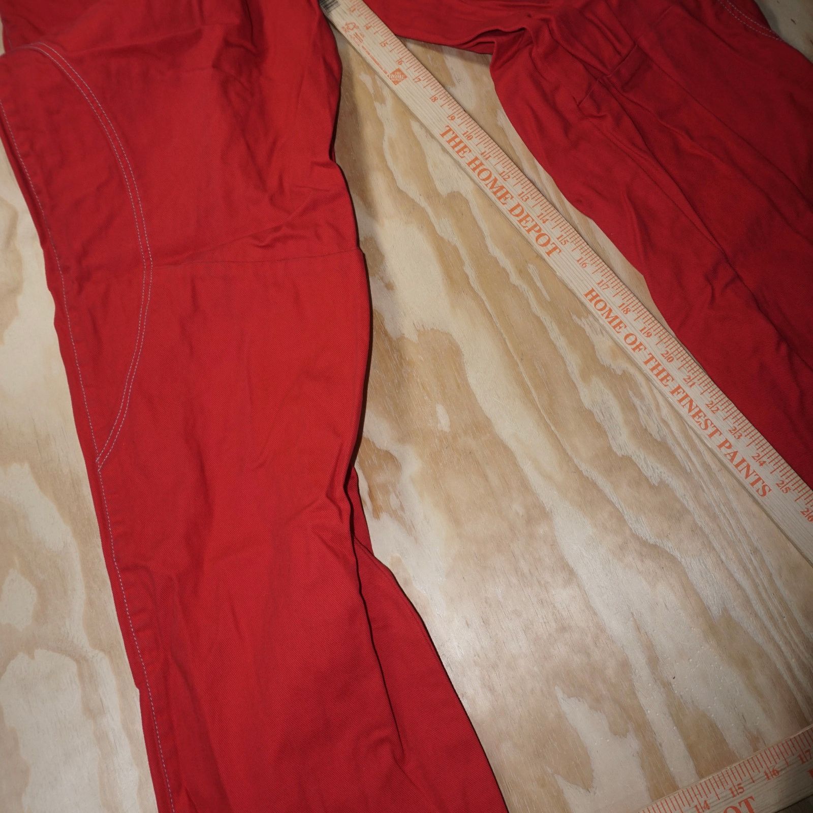 Mecca 42 - Vintage Y2K MECCA red denim hip hop baggy 1990s pants Size US 42 / EU 58 - 4 Thumbnail