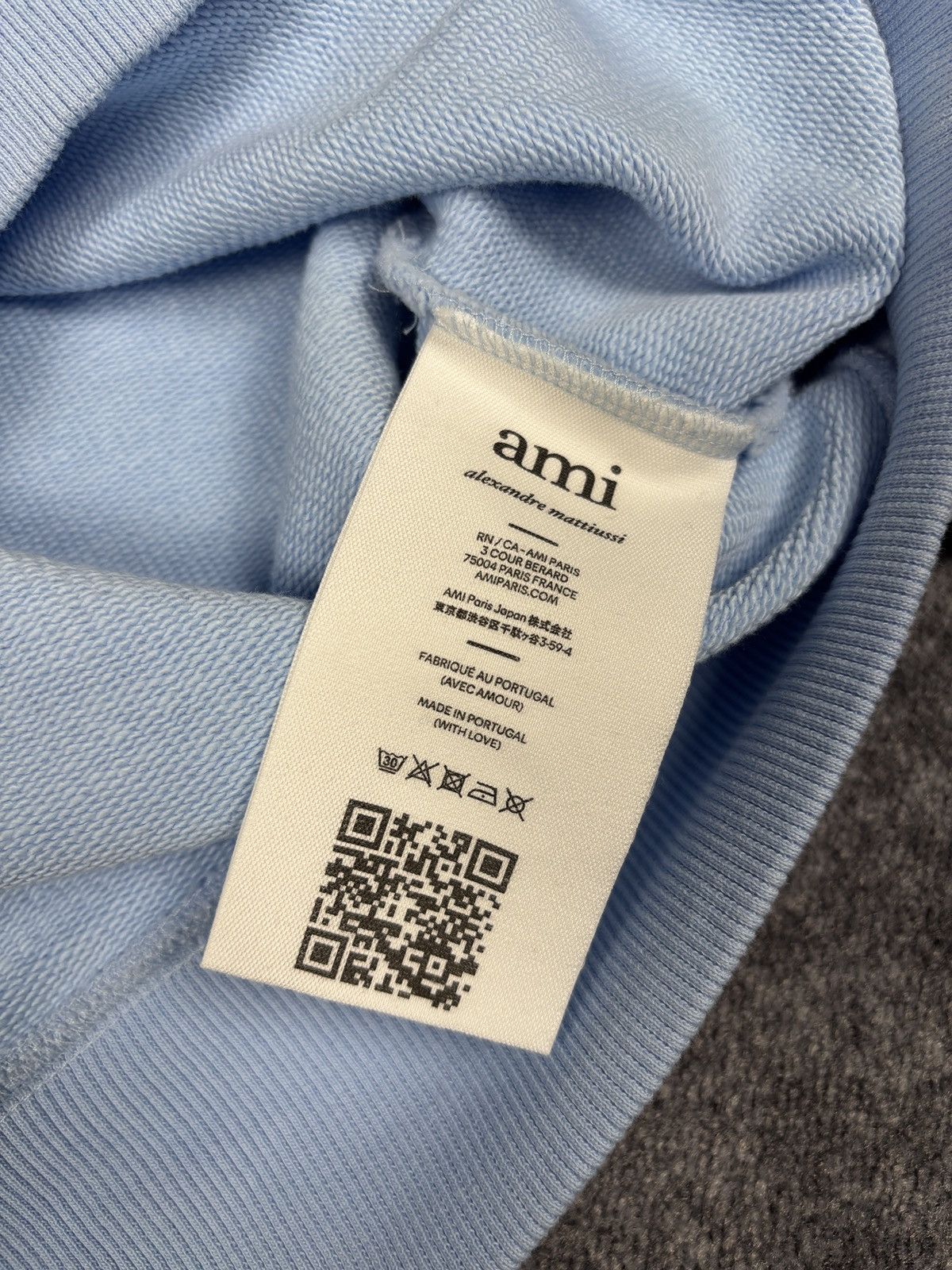 AMI AMI Paris light blue sweatshirt in size S Size US S / EU 44-46 / 1 - 7 Thumbnail