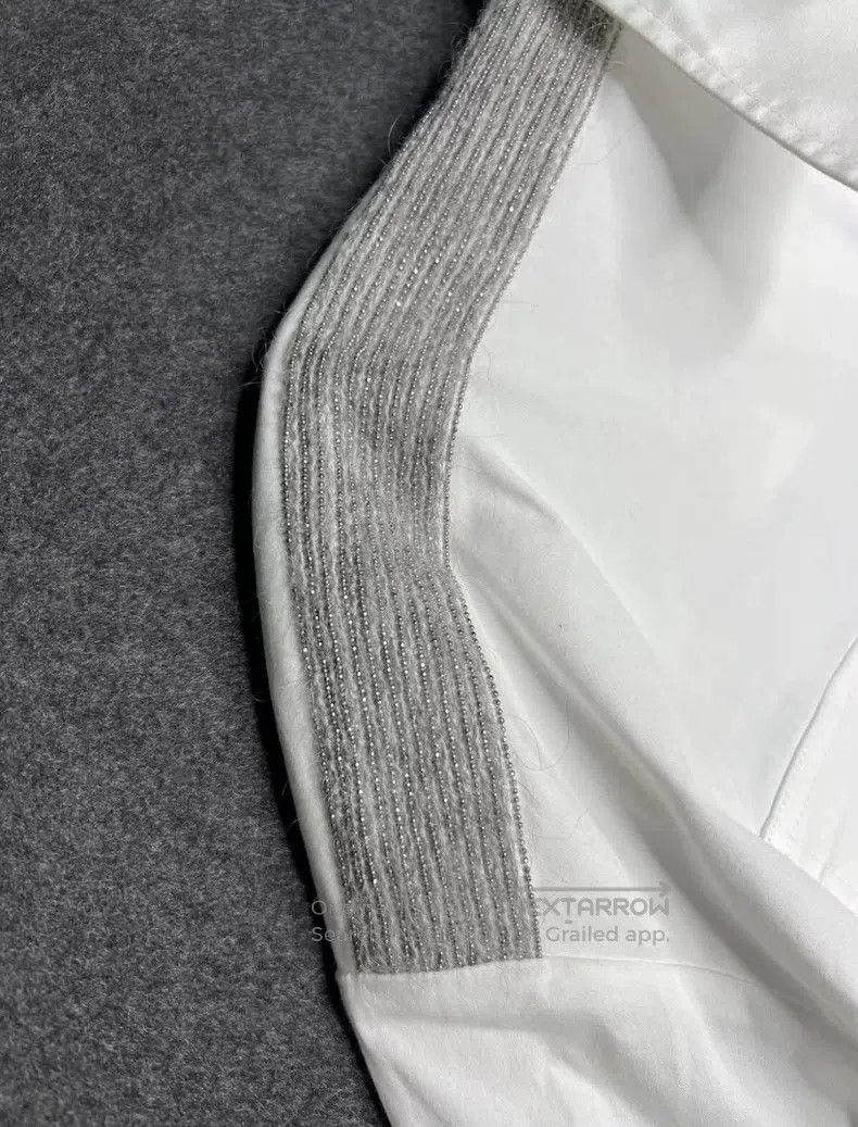 Brunello Cucinelli Brunello Cucinelli 23 Models of Beaded Shirt Size M / US 6-8 / IT 42-44 - 4 Thumbnail