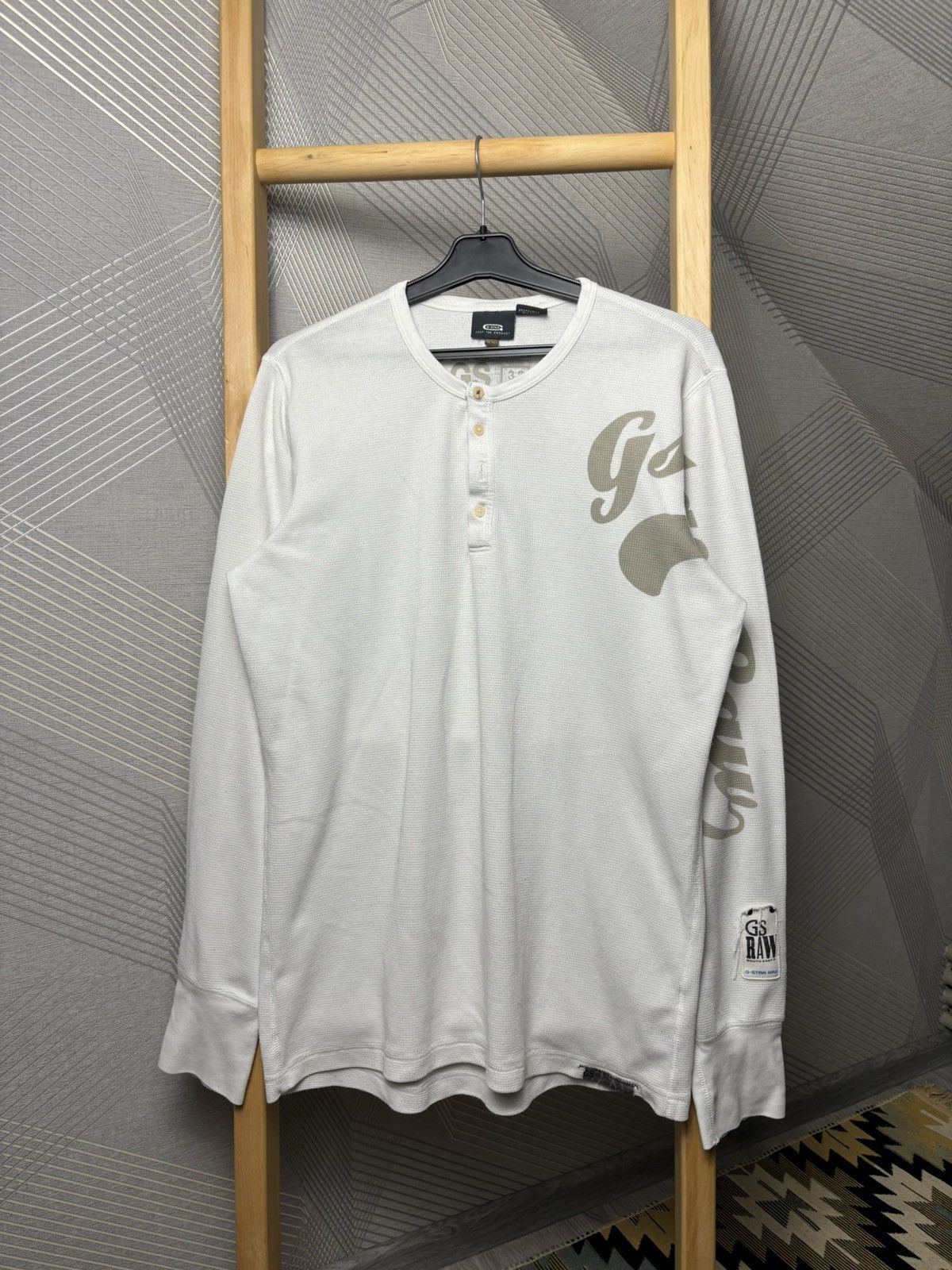 G-Star Vintage G-Star Raw Y2K longsleeve big logo size L Size US L / EU 52-54 / 3 - 1 Thumbnail