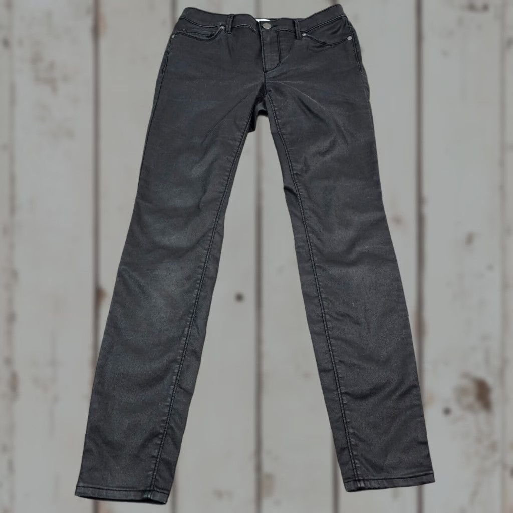 Ann Taylor ANN TAYLOR LOFT Black Jegging Pants Womens 27 Regular Mid Rise Stretch 27x28 Size 27" / US 4 / IT 40 - 1 Thumbnail