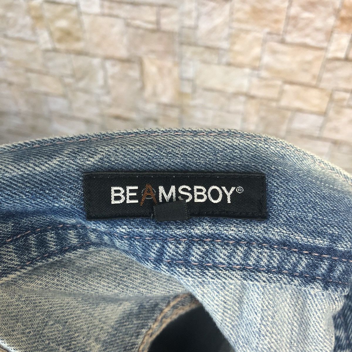 Beams Plus BeamsBoy Blue Distressed Denim Pants #A51 Size US 34 / EU 50 - 19 Thumbnail