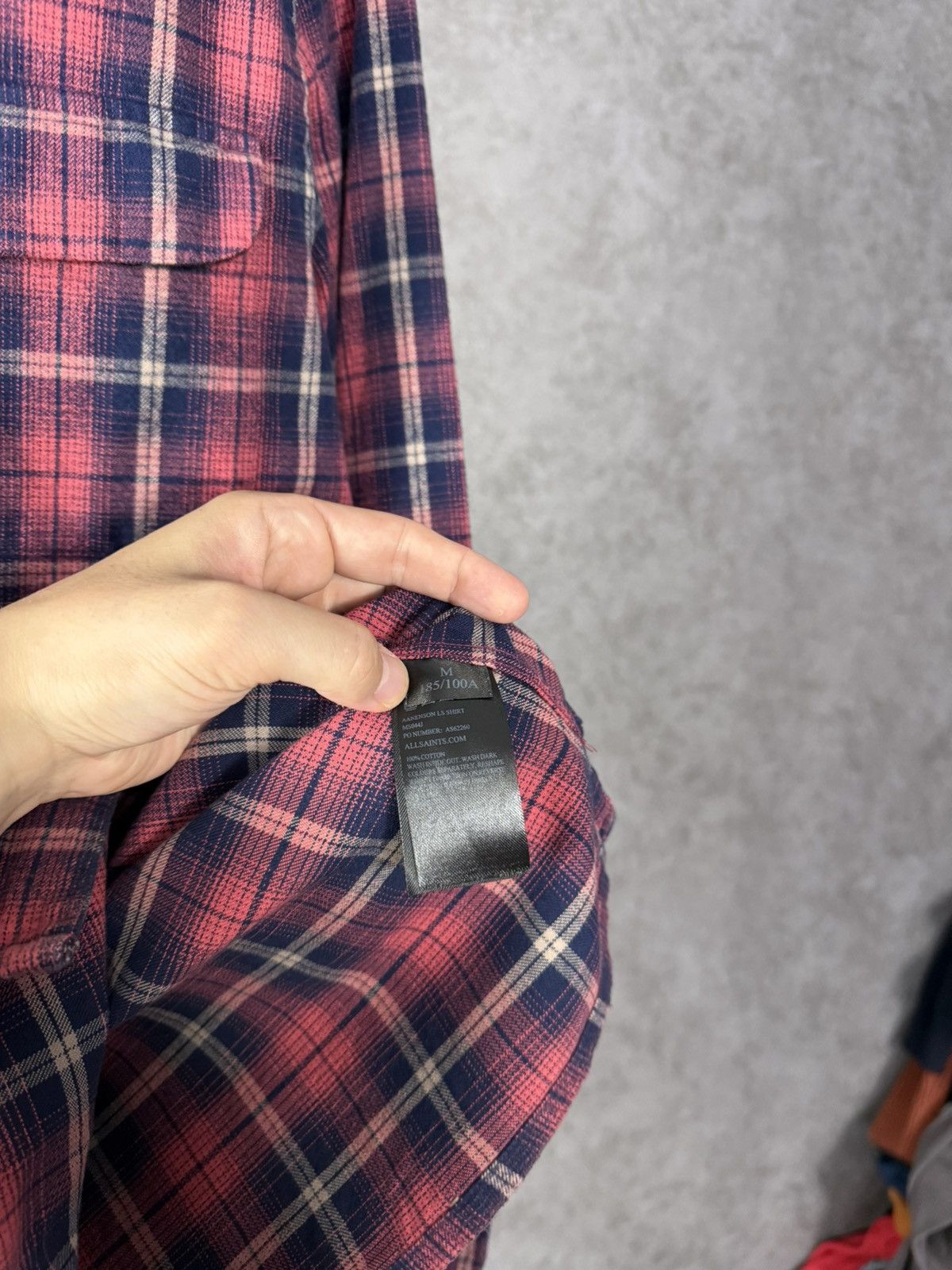 Allsaints Allsaints designer flannel shirt Size US M / EU 48-50 / 2 - 4 Thumbnail