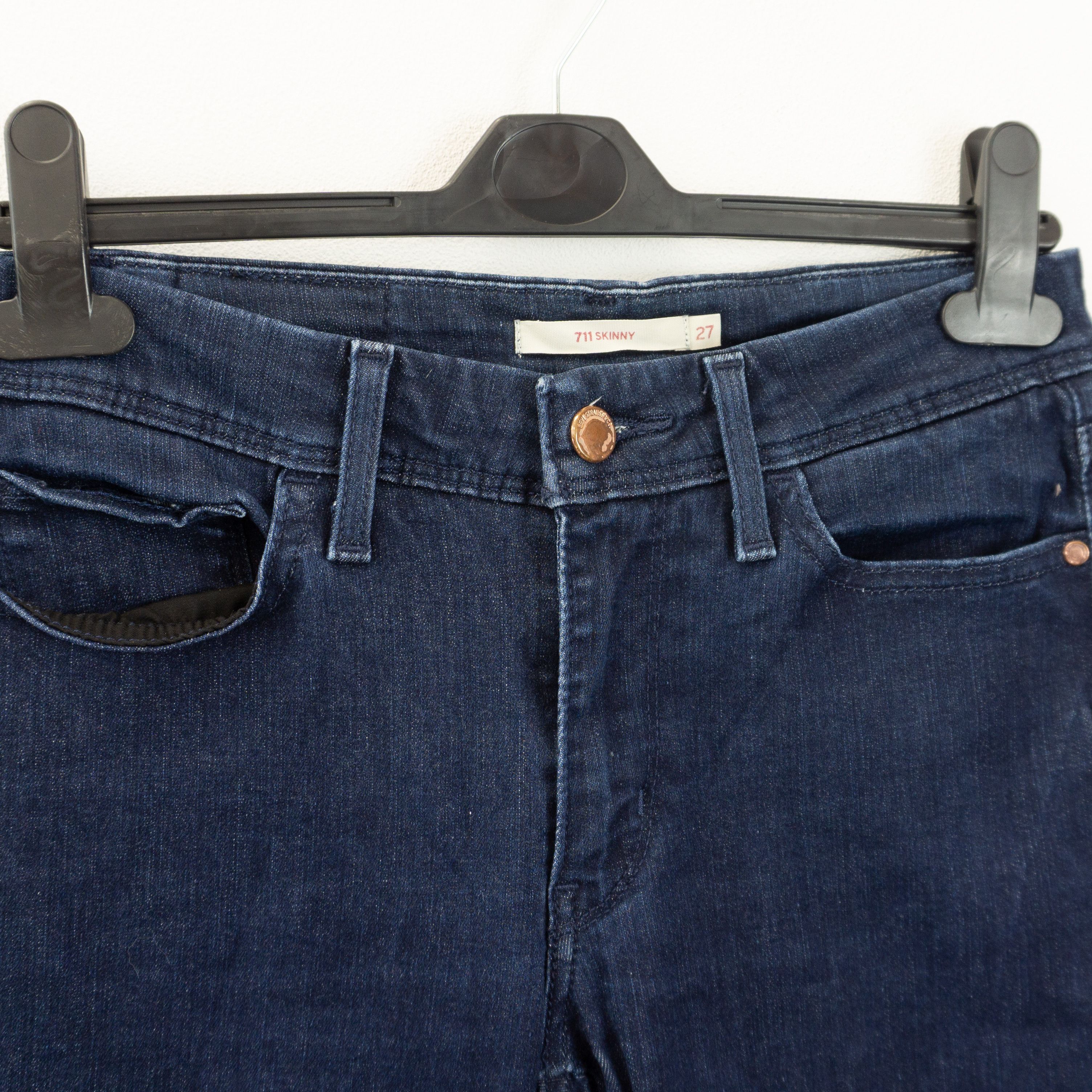 Levi's Essential Levi's 711 Skinny Jeans Size 27" / US 4 / IT 40 - 4 Thumbnail