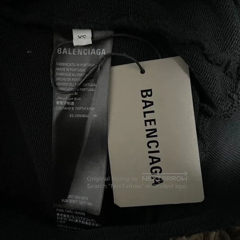 Balenciaga Balenciaga 3B Splatter Washed Hoodie Size US XS / EU 42 / 0 - 4 Thumbnail