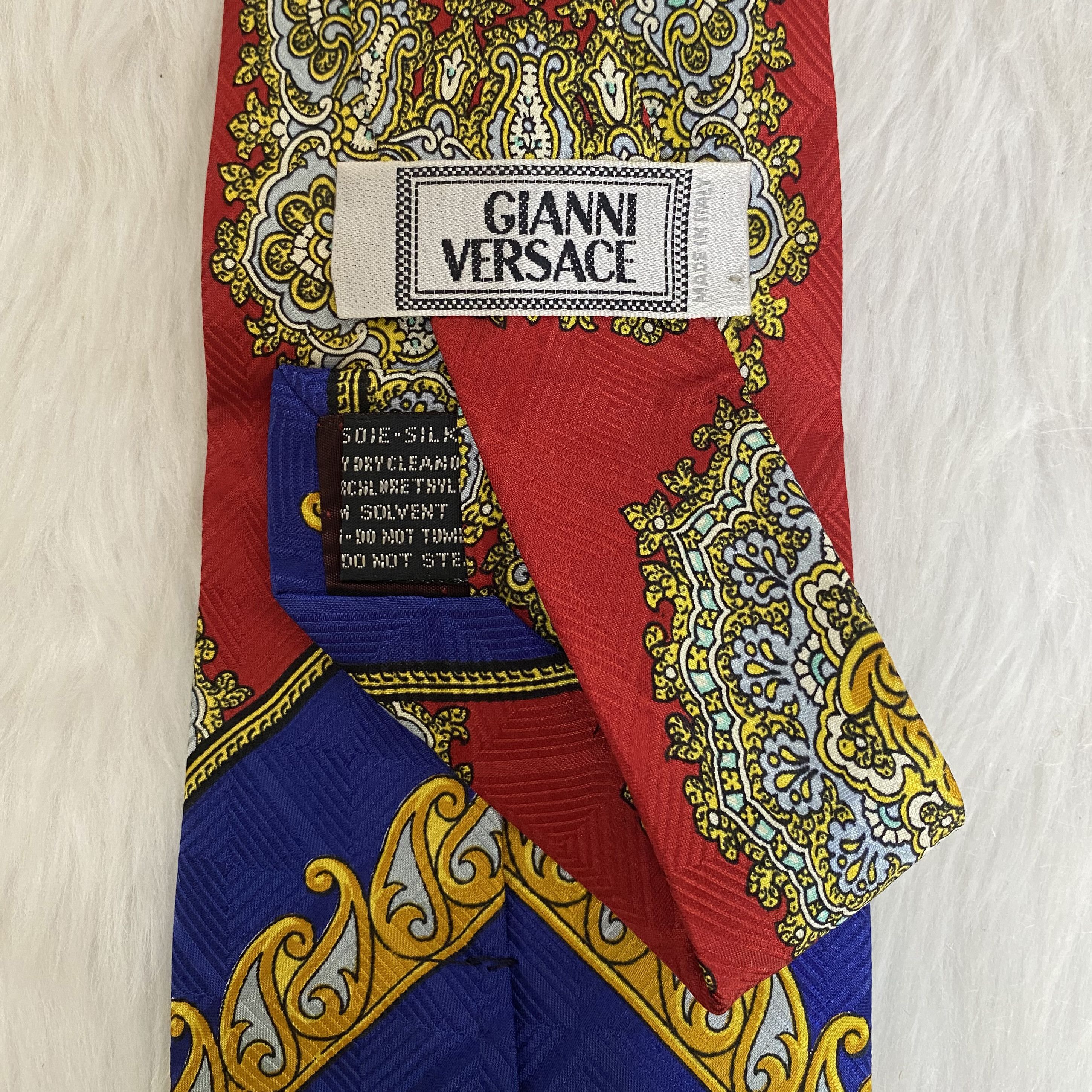 Versace × Vintage Lot of 2 Vintage Medusa Silk Ties Neckties Size ONE SIZE - 8 Thumbnail