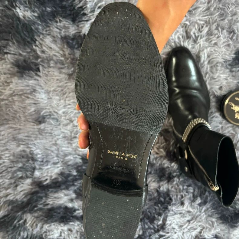 Saint Laurent Paris Saint laurent paris 13 SS chain boots 2506-Nextarrow Size US 7 / EU 40 - 4 Thumbnail