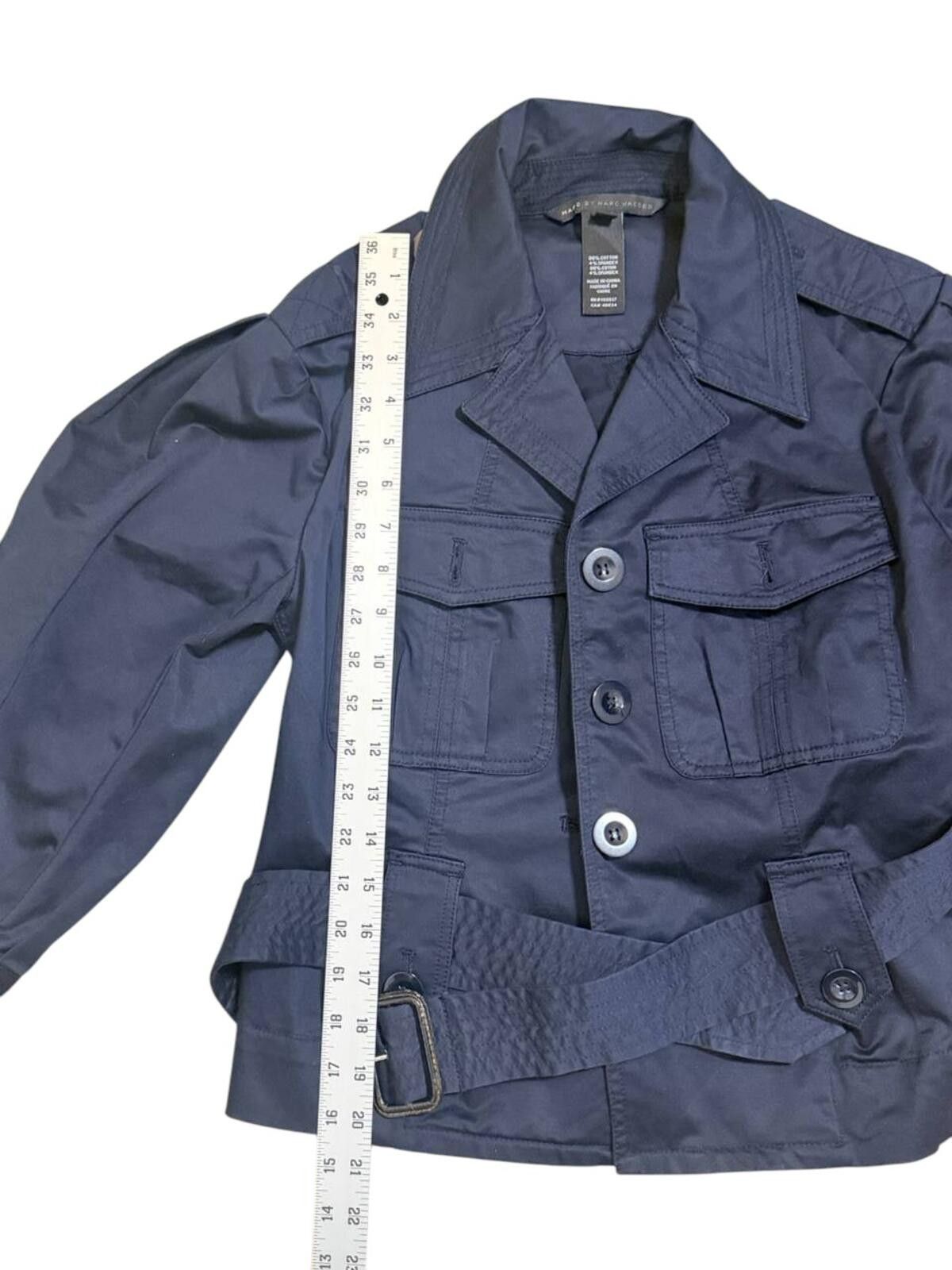 Marc by Marc Jacobs Marc by Marc Jacobs Belted Military Safari Jacket Womens Size S / US 4 / IT 40 - 5 Thumbnail