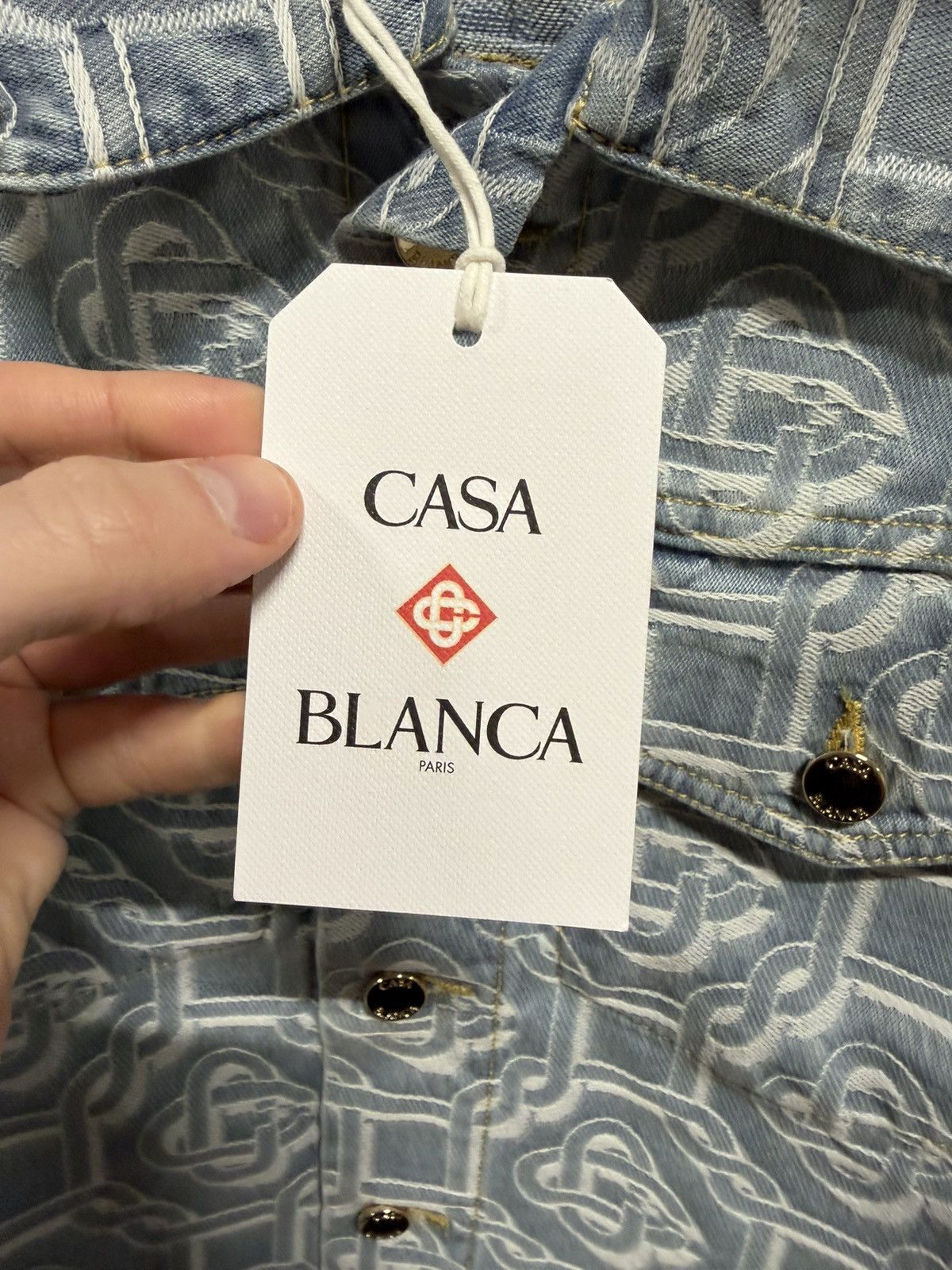 Casablanca Casablanca Monogram Denim Jacket NEW 1400$ Size US S / EU 44-46 / 1 - 5 Thumbnail