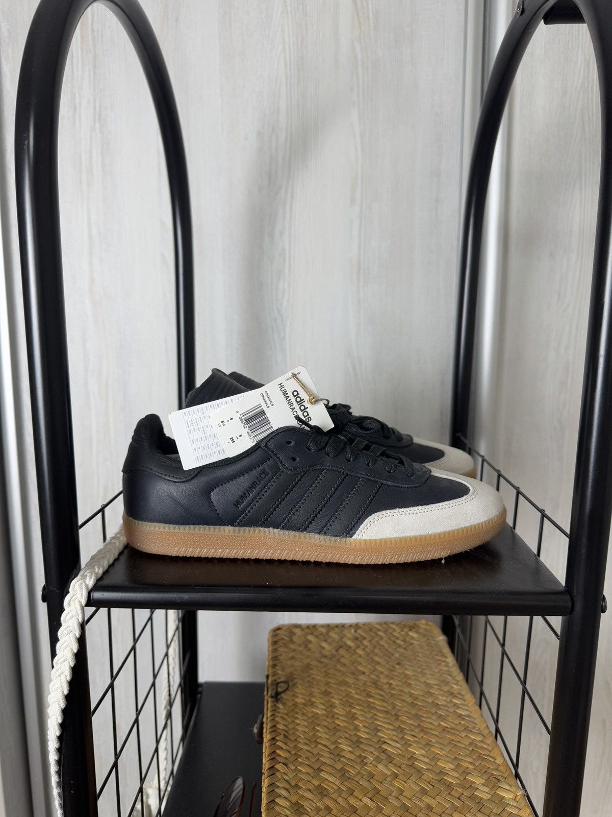 Adidas Adidas x Pharrell Williams Humanrace Samba Night Grey Shoes Size US 8.5 / EU 41-42 - 1 Thumbnail