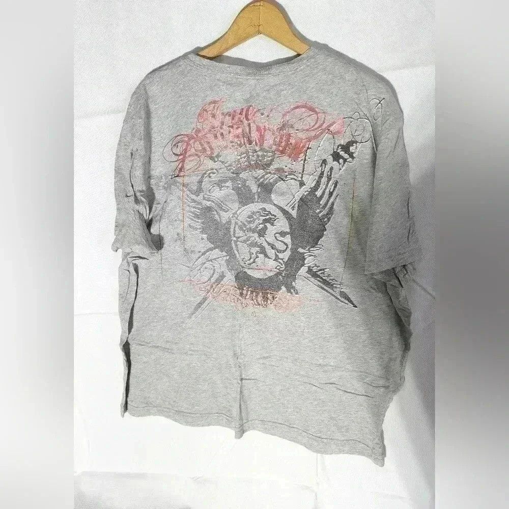 Express Men's Express "True Dominion" tshirt. Gray with red graphic Size US XXL / EU 58 / 5 - 3 Thumbnail